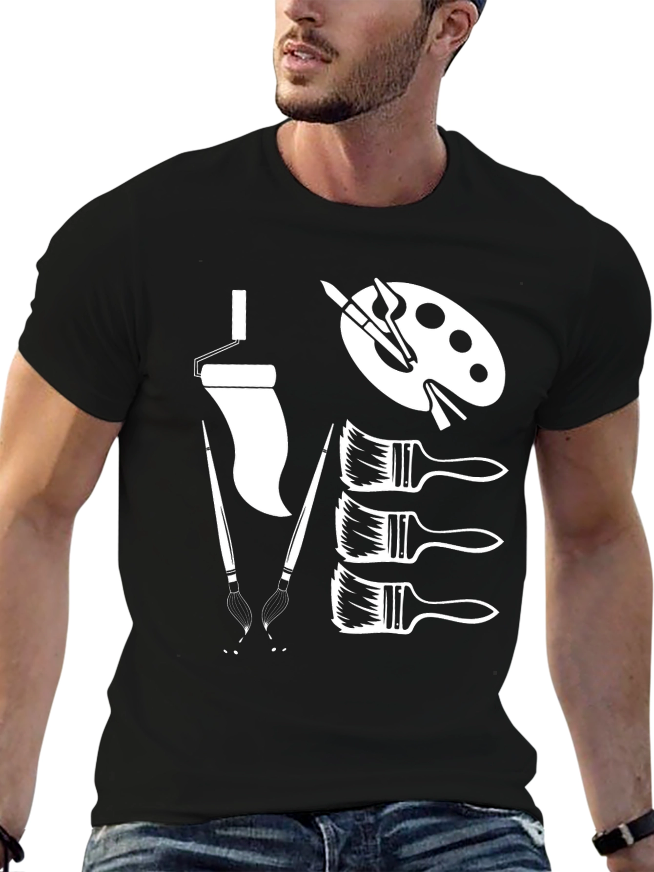 Artists Tools Graphic Tee - Creative Design