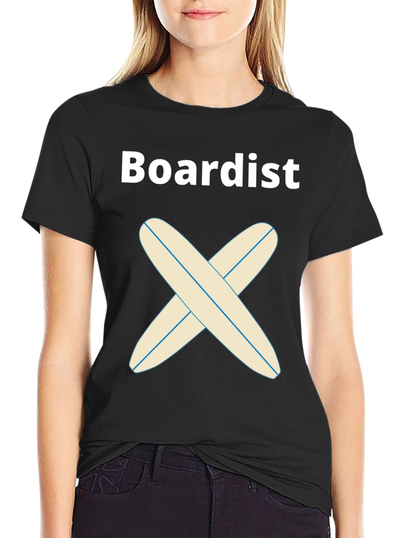 Boardist Surfboard Tee - Casual Graphic T-Shirt