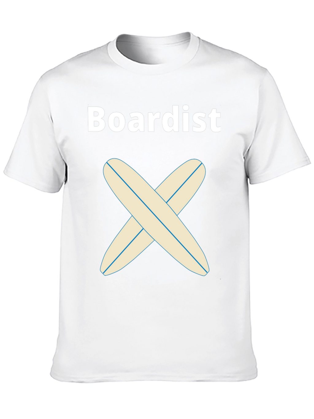 Boardist Surfboard Tee - Casual Graphic T-Shirt