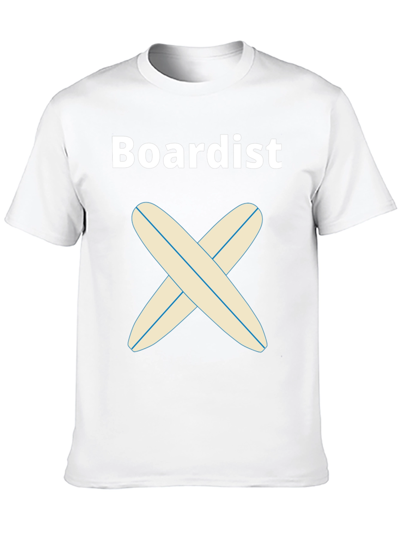 Boardist Surfboard Tee - Casual Graphic T-Shirt