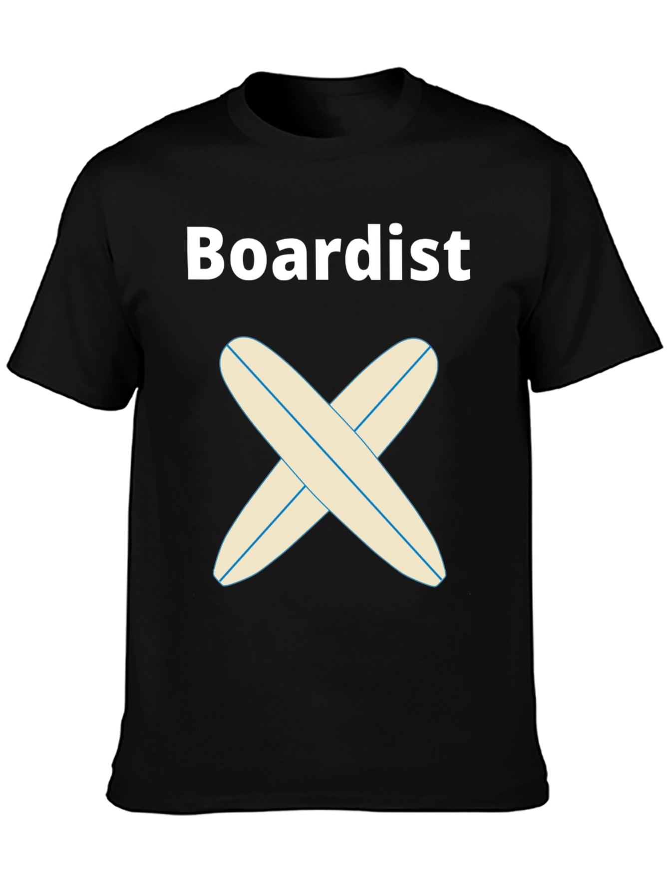 Boardist Surfboard Tee - Casual Graphic T-Shirt