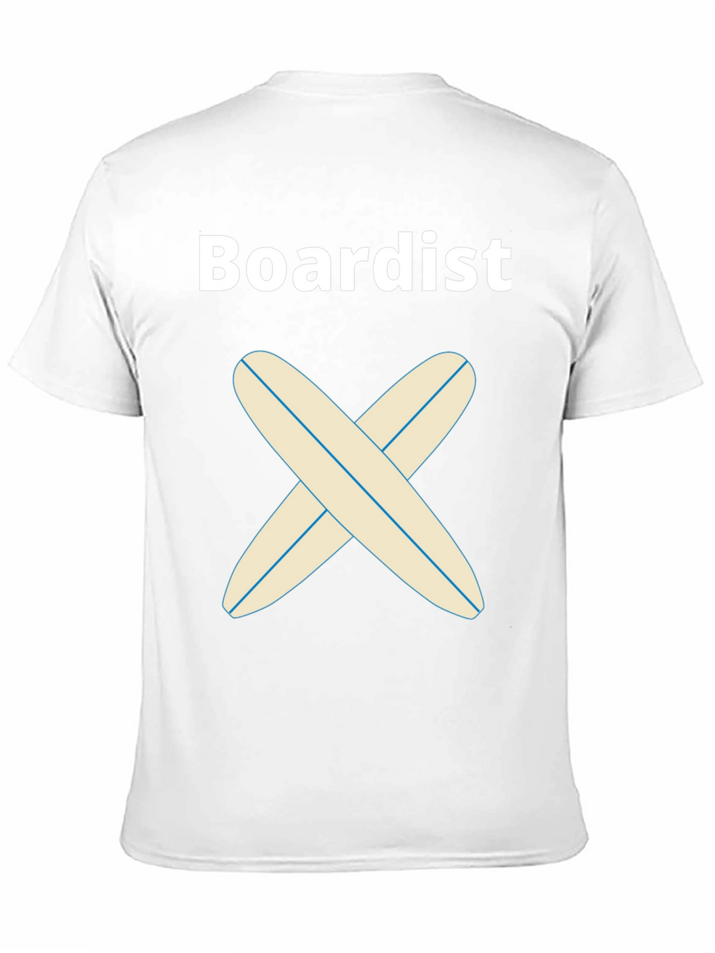 Boardist Surfboard Tee - Casual Graphic T-Shirt