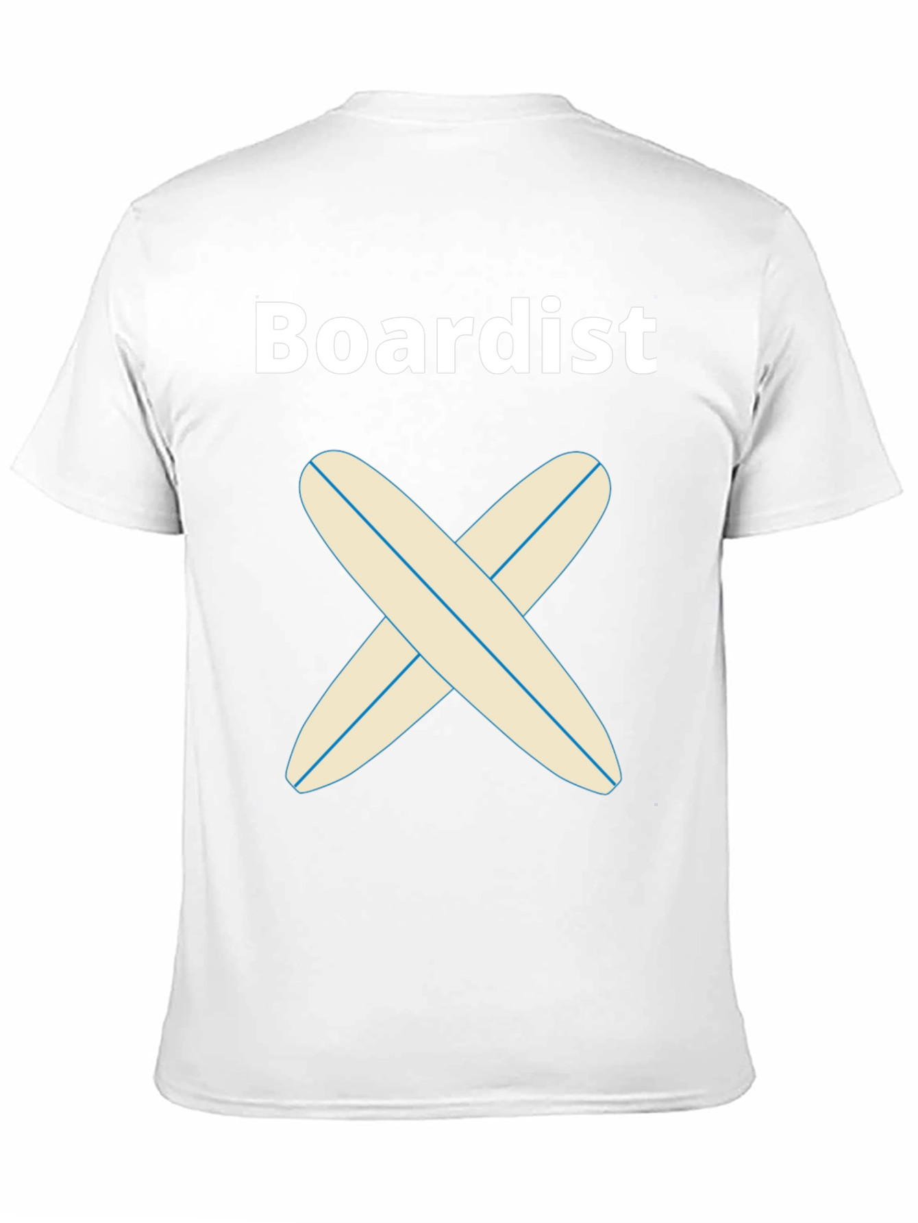 Boardist Surfboard Tee - Casual Graphic T-Shirt
