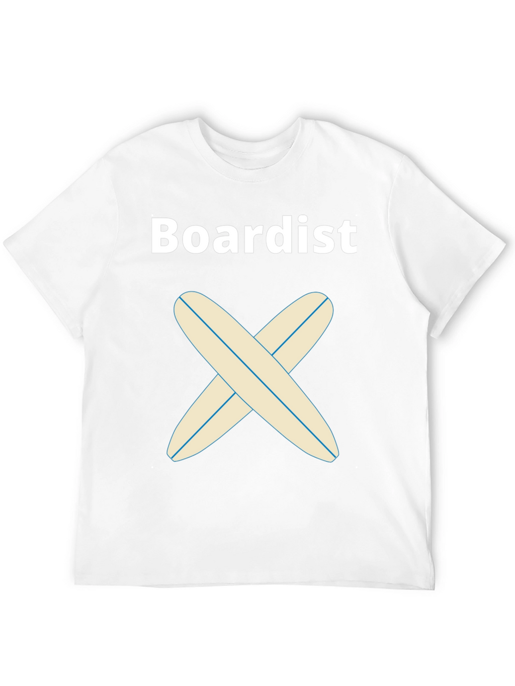 Boardist Surfboard Tee - Casual Graphic T-Shirt