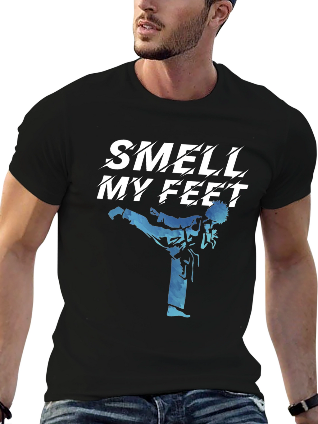Smell My Feet Martial Arts Graphic Tee