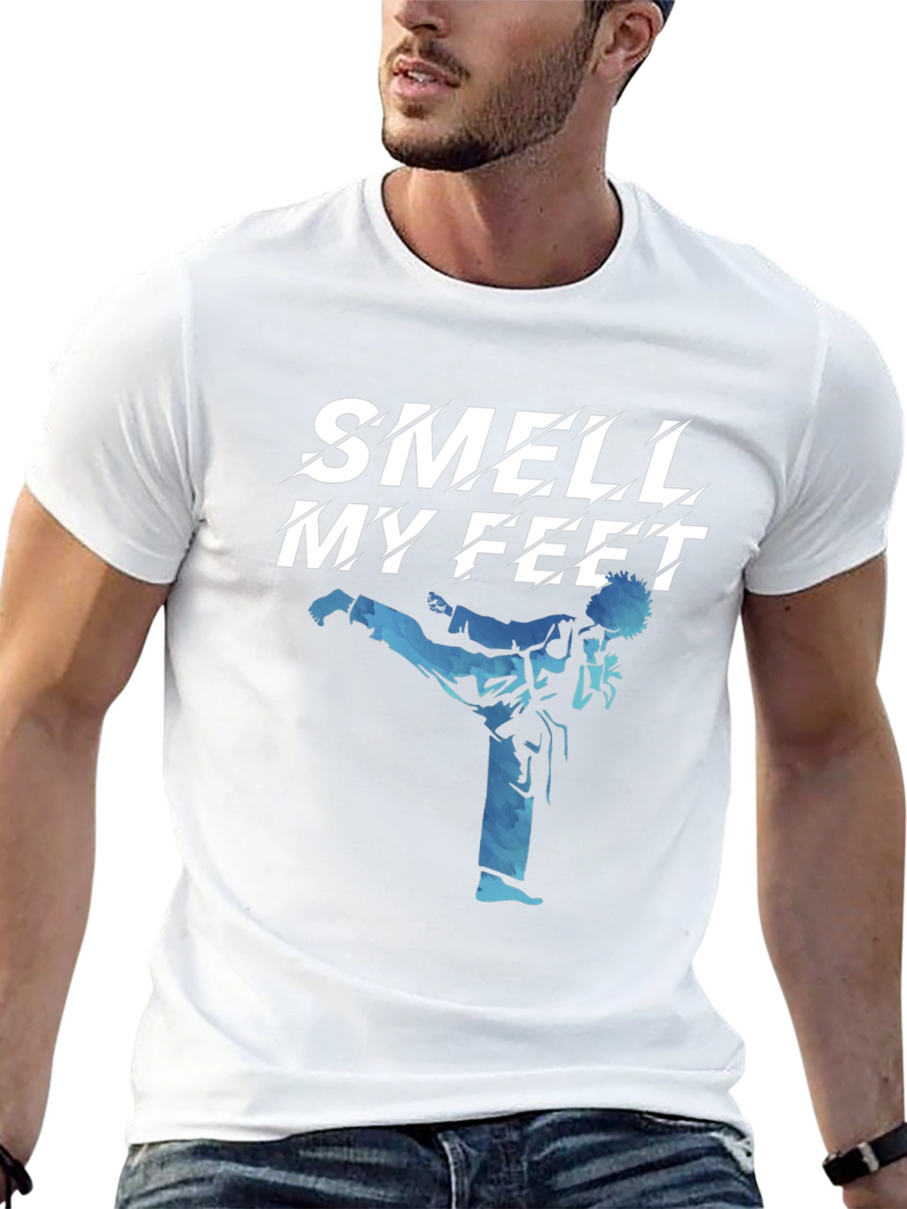 Smell My Feet Martial Arts Graphic Tee