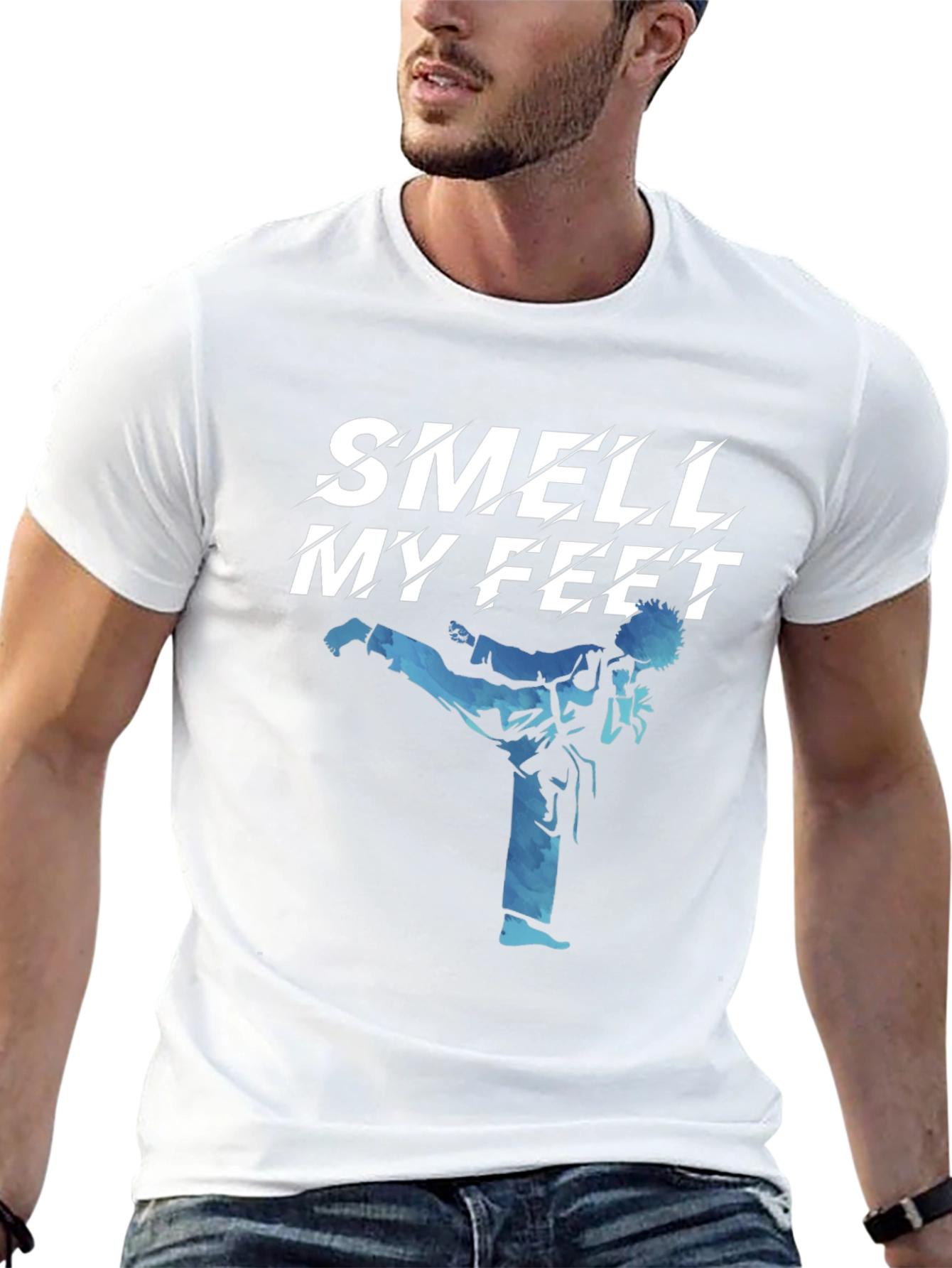 Smell My Feet Martial Arts Graphic Tee