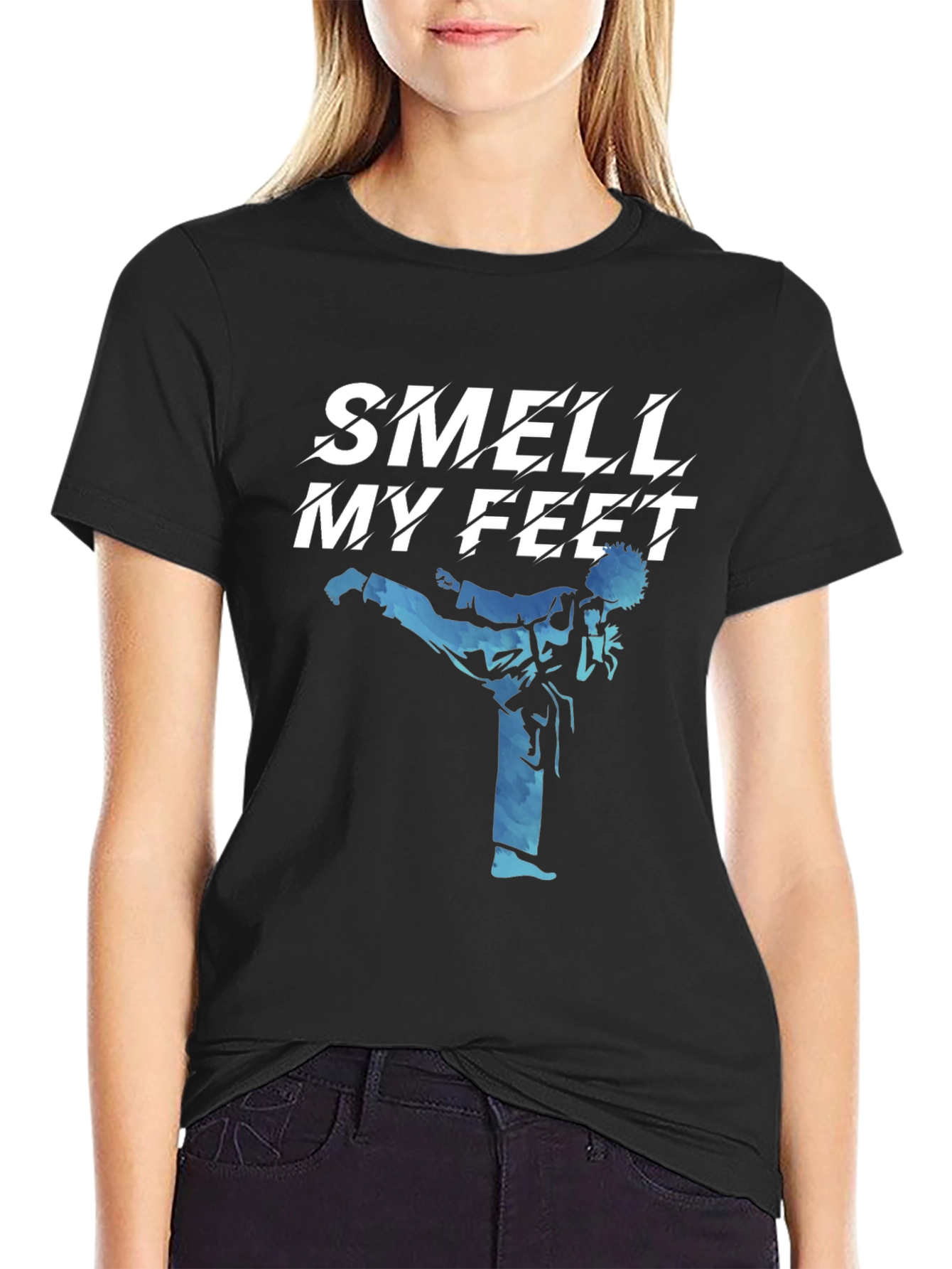 Smell My Feet Martial Arts Graphic Tee