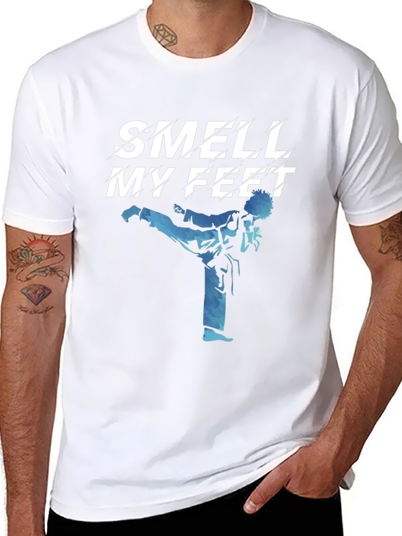Smell My Feet Martial Arts Graphic Tee