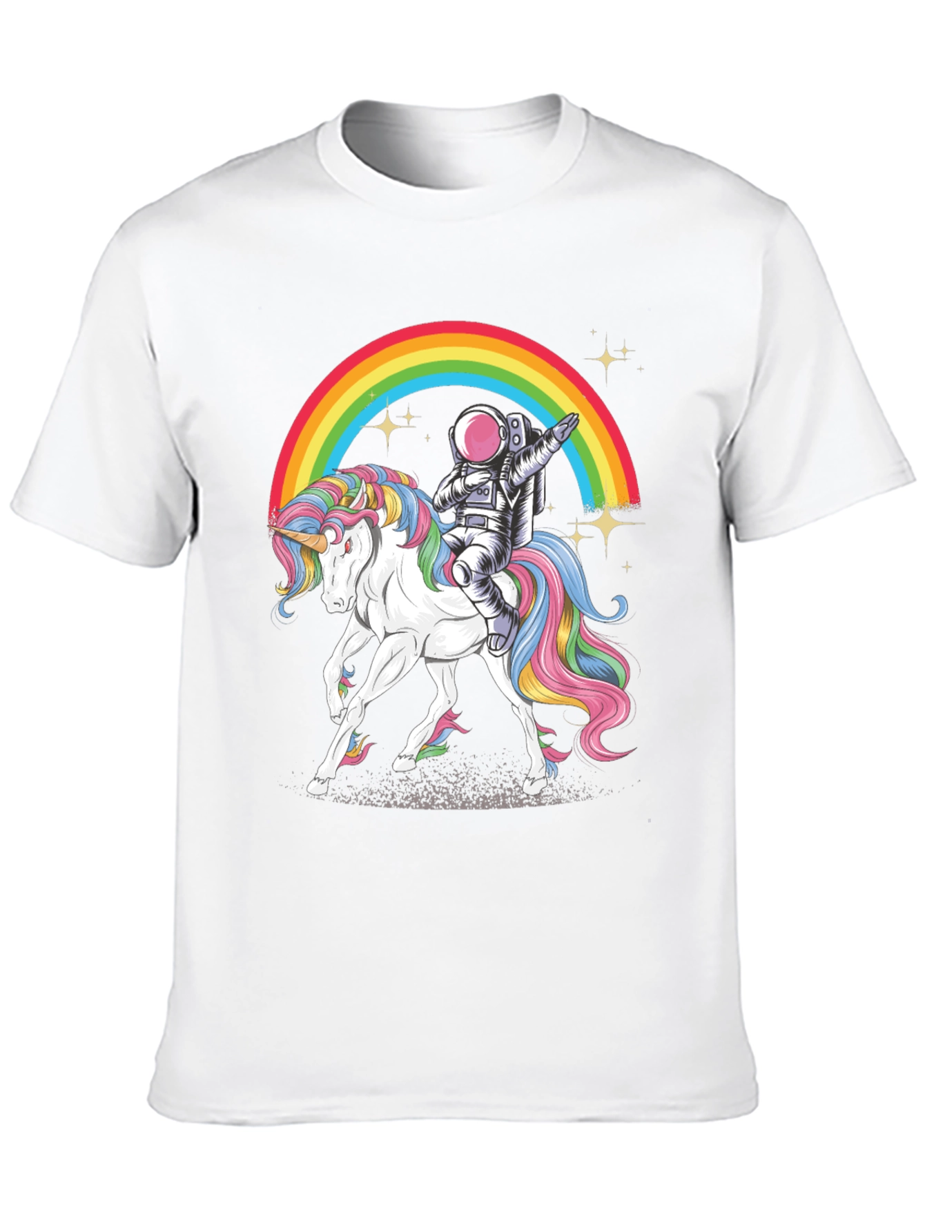 Astronaut Dab Unicorn Rainbow T-Shirt