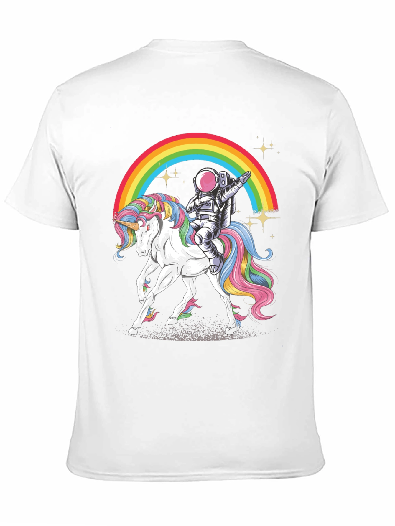 Astronaut Dab Unicorn Rainbow T-Shirt