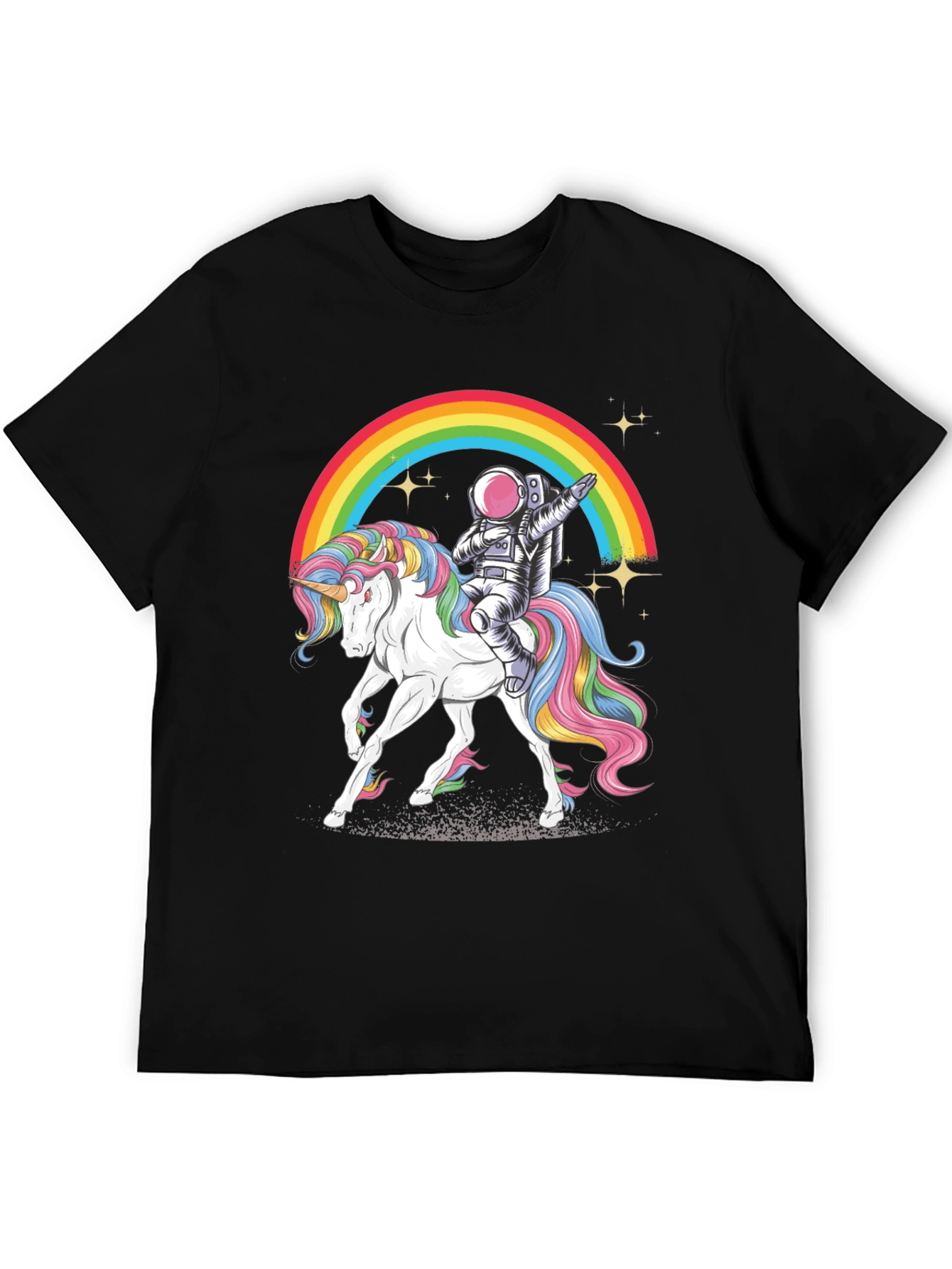 Astronaut Dab Unicorn Rainbow T-Shirt