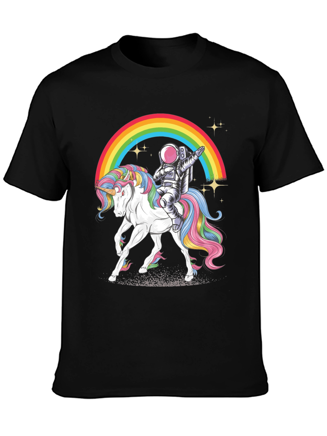 Astronaut Dab Unicorn Rainbow T-Shirt