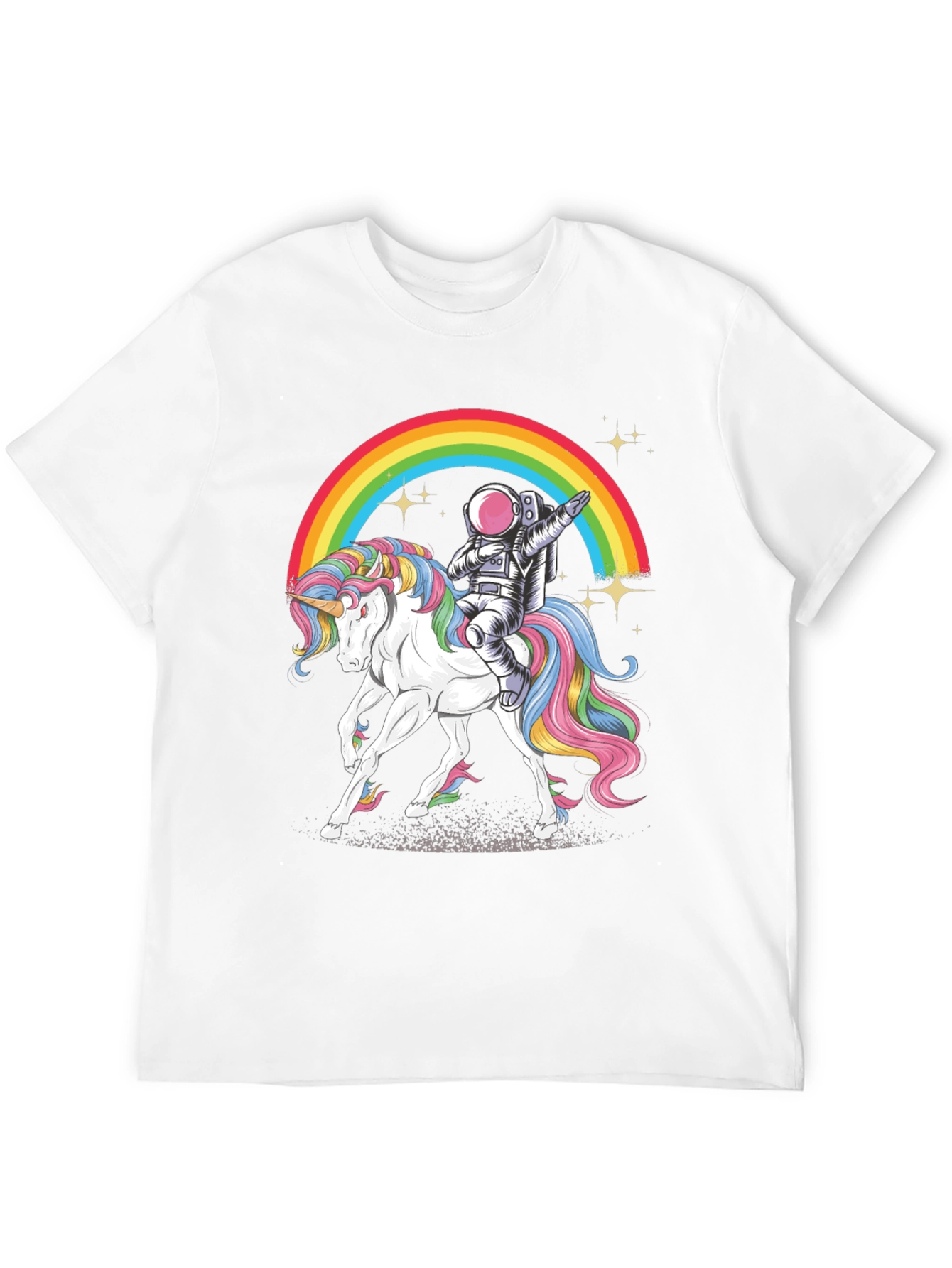 Astronaut Dab Unicorn Rainbow T-Shirt