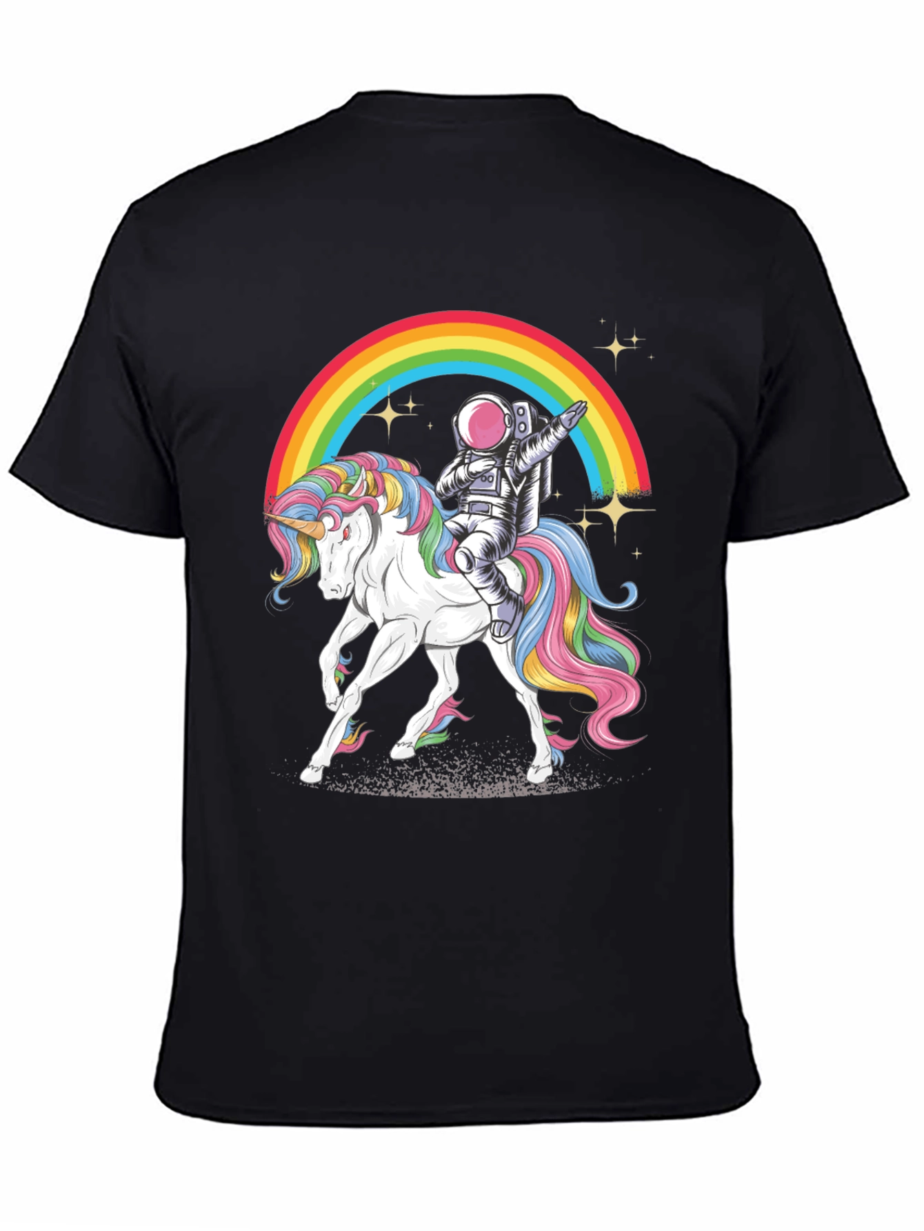 Astronaut Dab Unicorn Rainbow T-Shirt