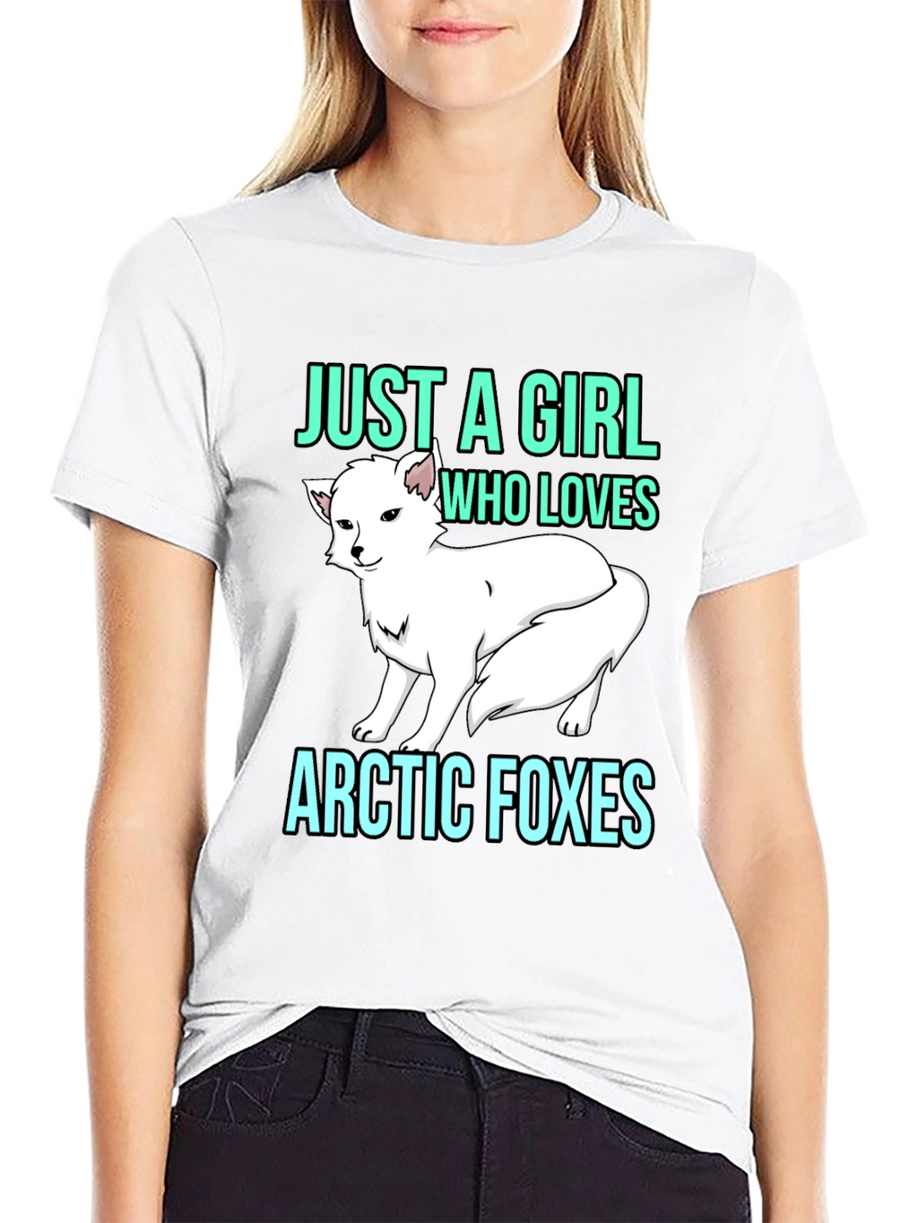 Arctic Fox Lover T-Shirt - Girls Style
