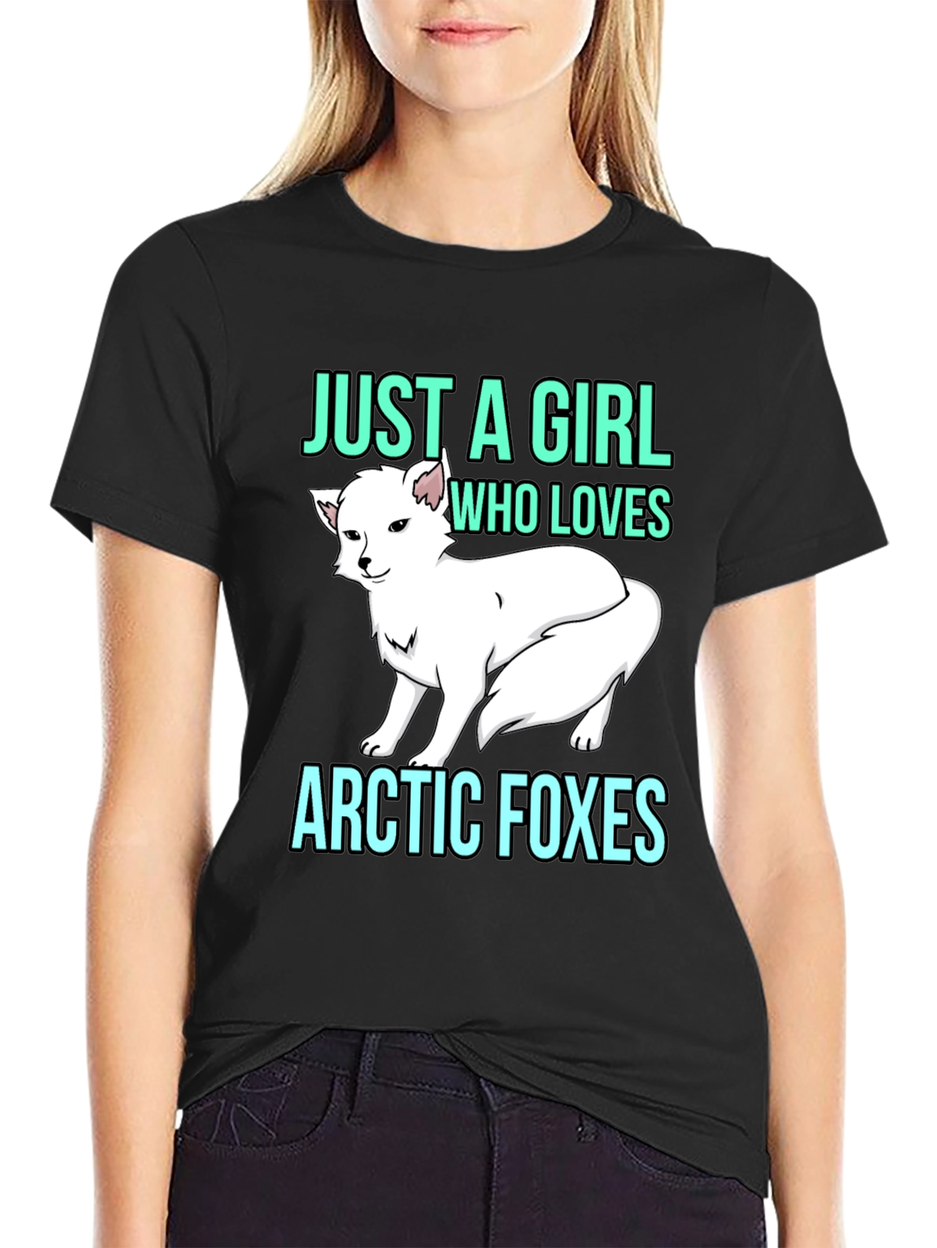 Arctic Fox Lover T-Shirt - Girls Style