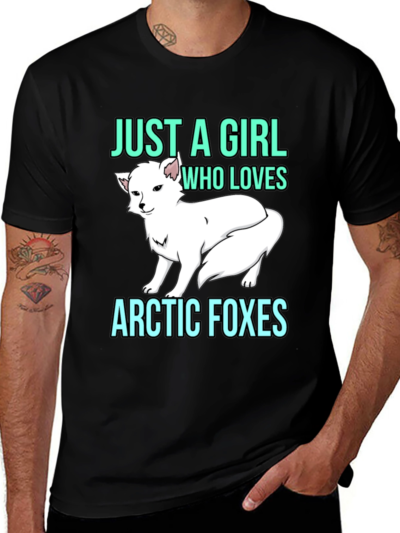 Arctic Fox Lover T-Shirt - Girls Style