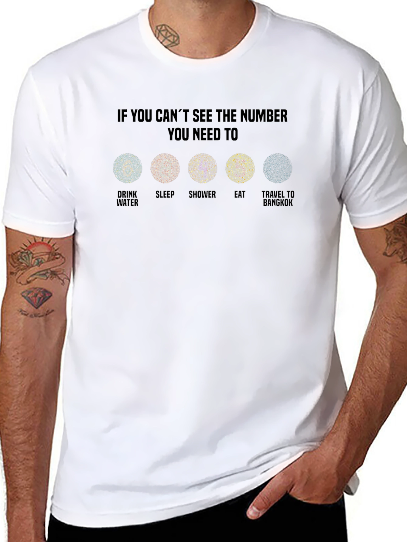 Color Blindness Test T-Shirt