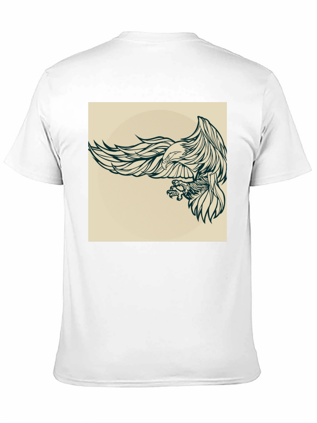 Eagle Graphic Black T-Shirt for Men