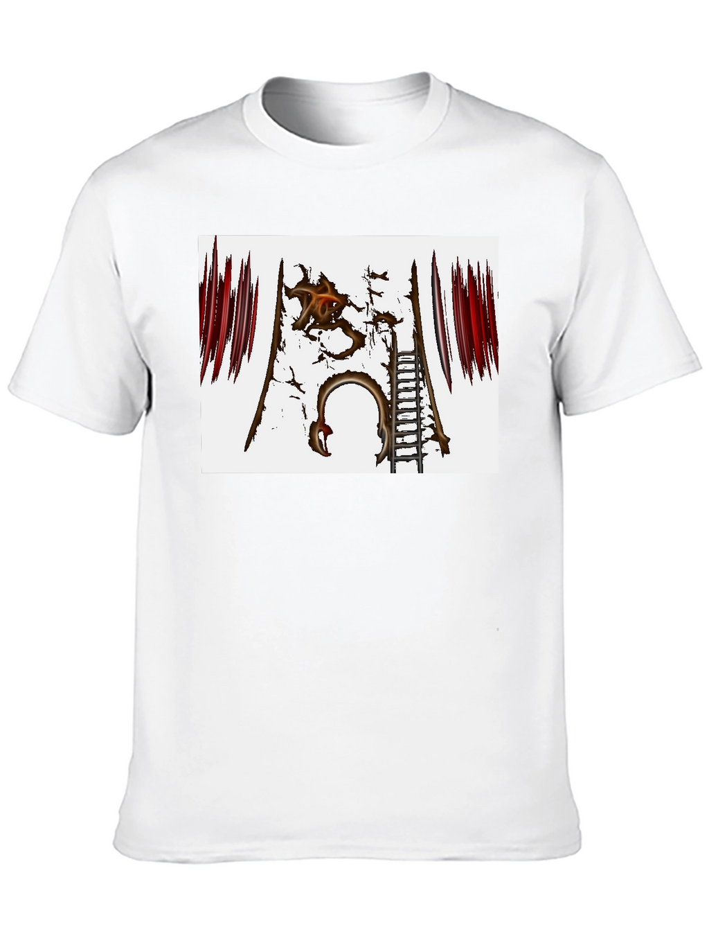 Distressed Gate Graphic Tee
