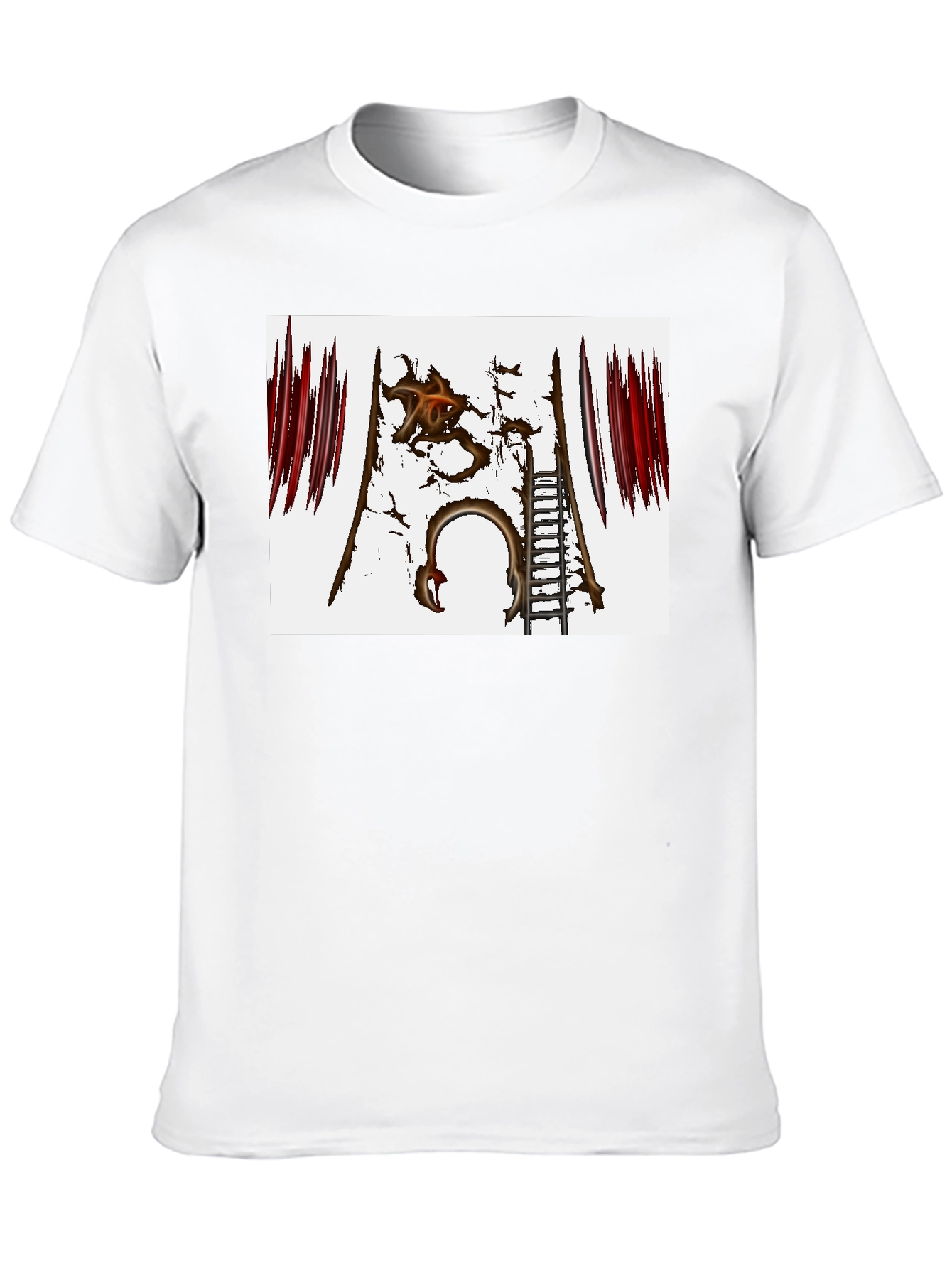 Distressed Gate Graphic Tee