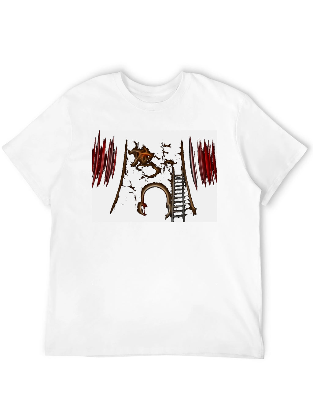 Distressed Gate Graphic Tee