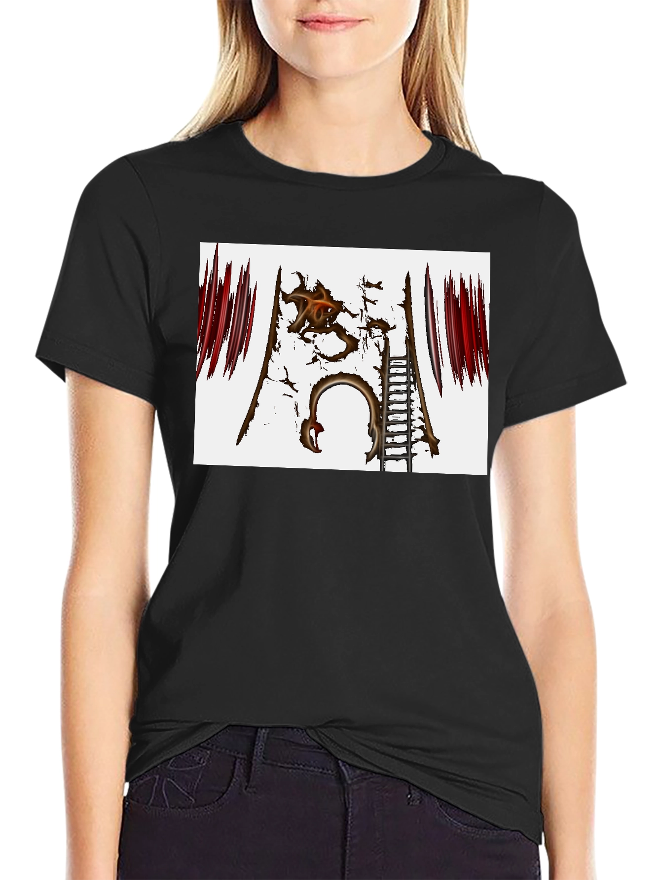 Distressed Gate Graphic Tee