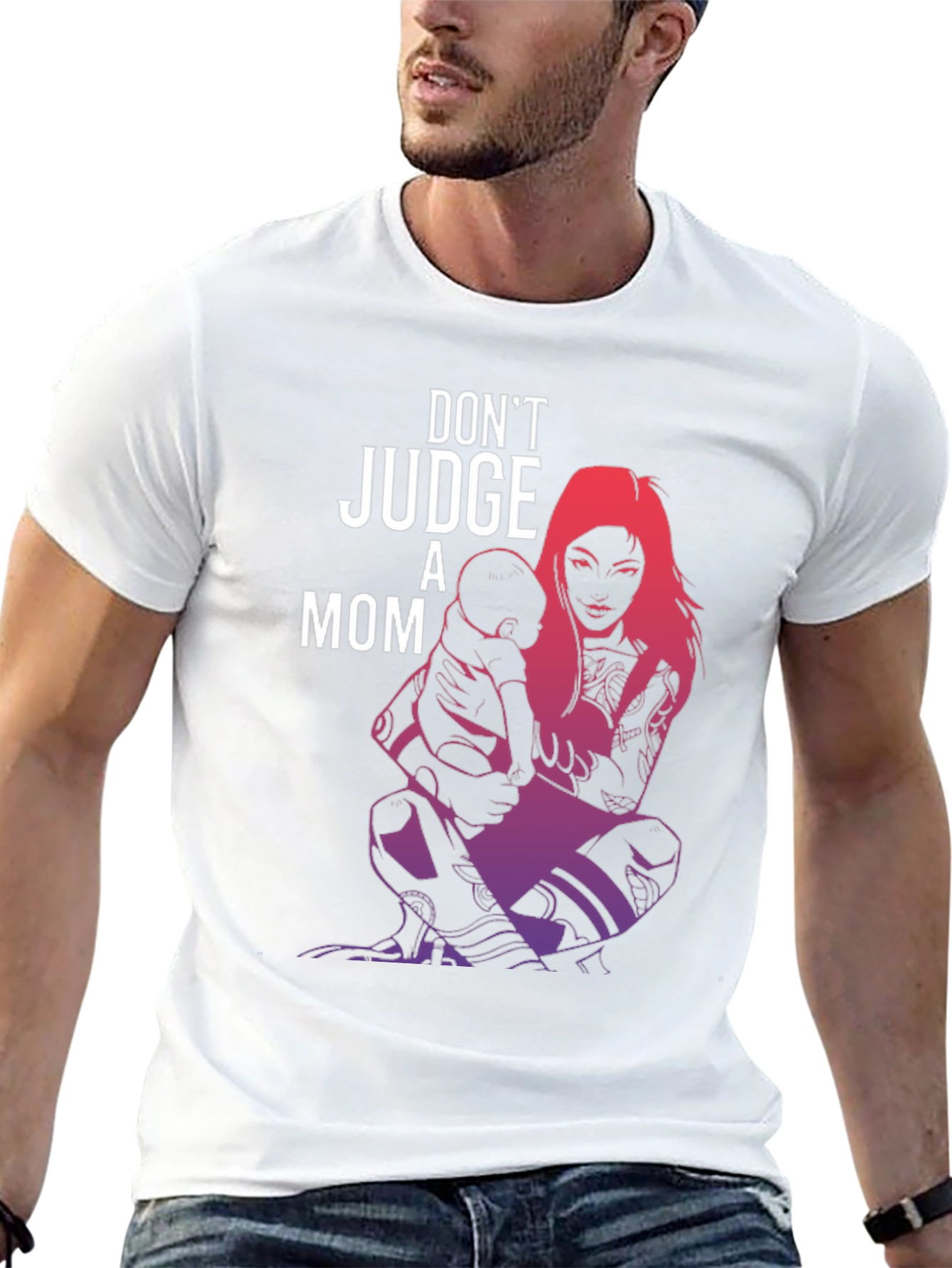 Dont Judge A Mom Graphic Tee