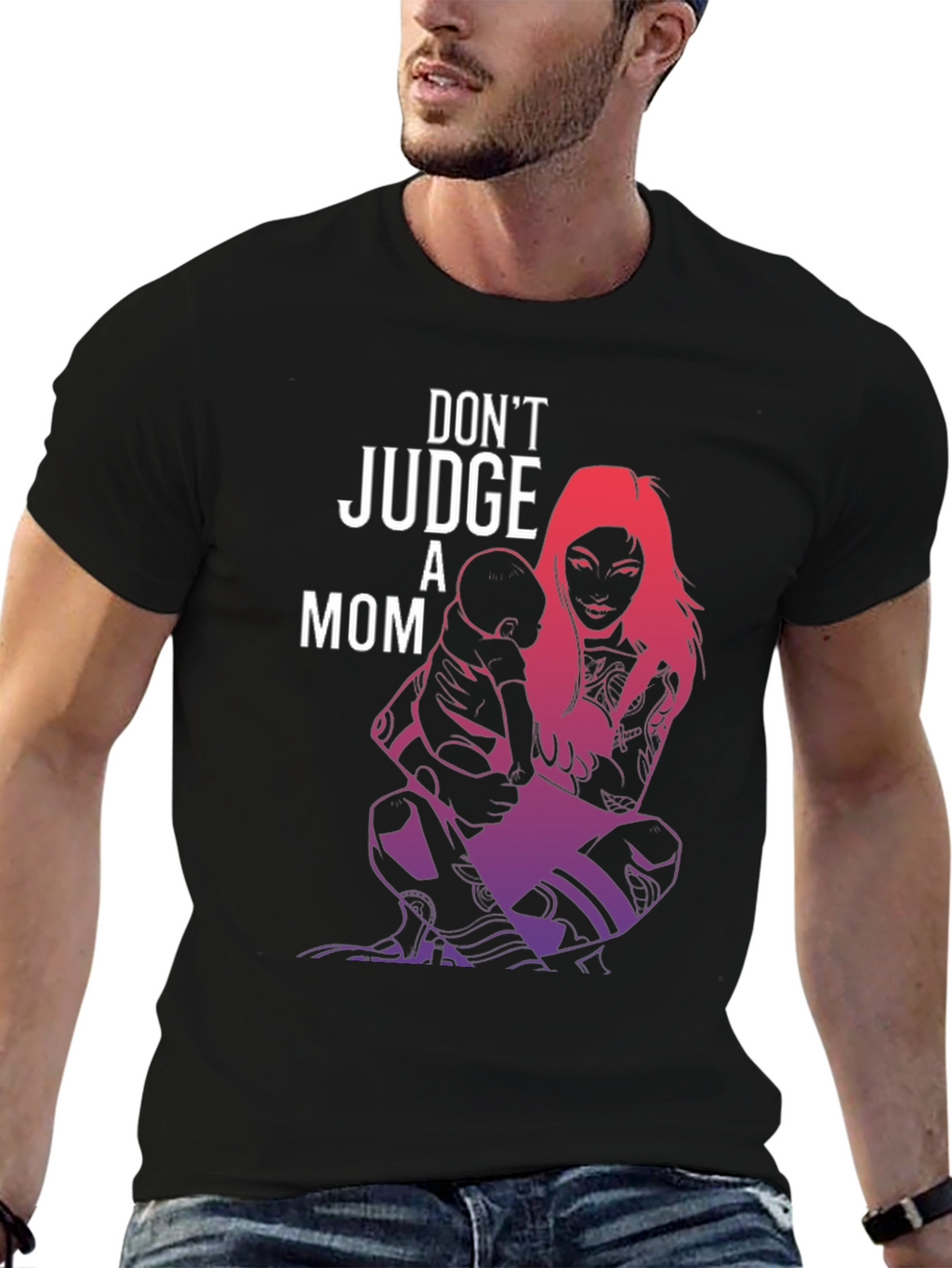Dont Judge A Mom Graphic Tee