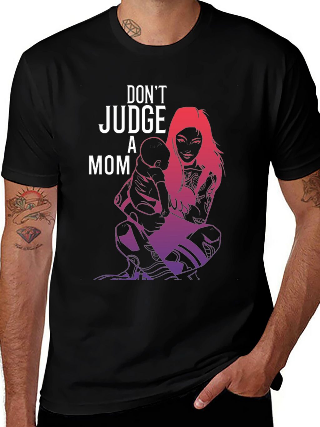 Dont Judge A Mom Graphic Tee