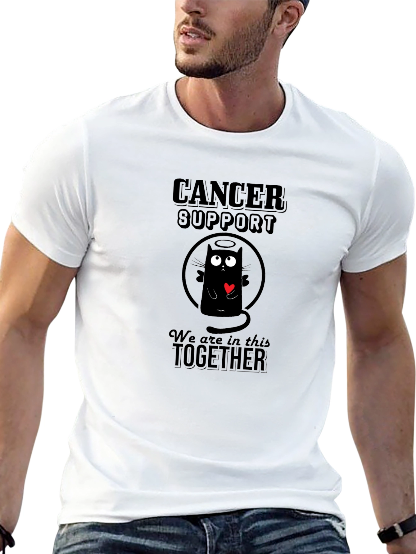 Cancer Support T-Shirt - We Are In This Together
