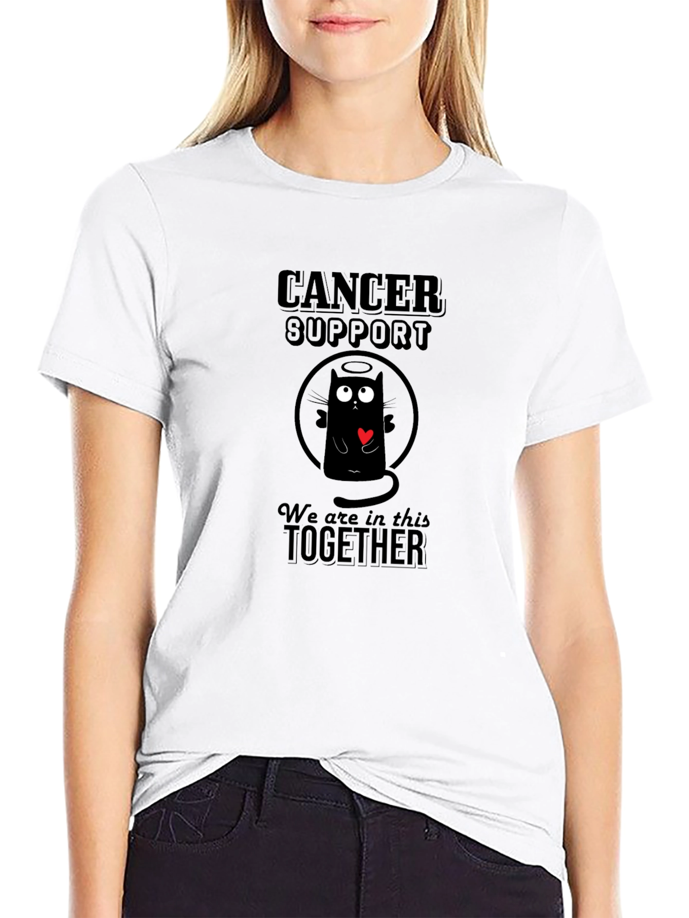 Cancer Support T-Shirt - We Are In This Together