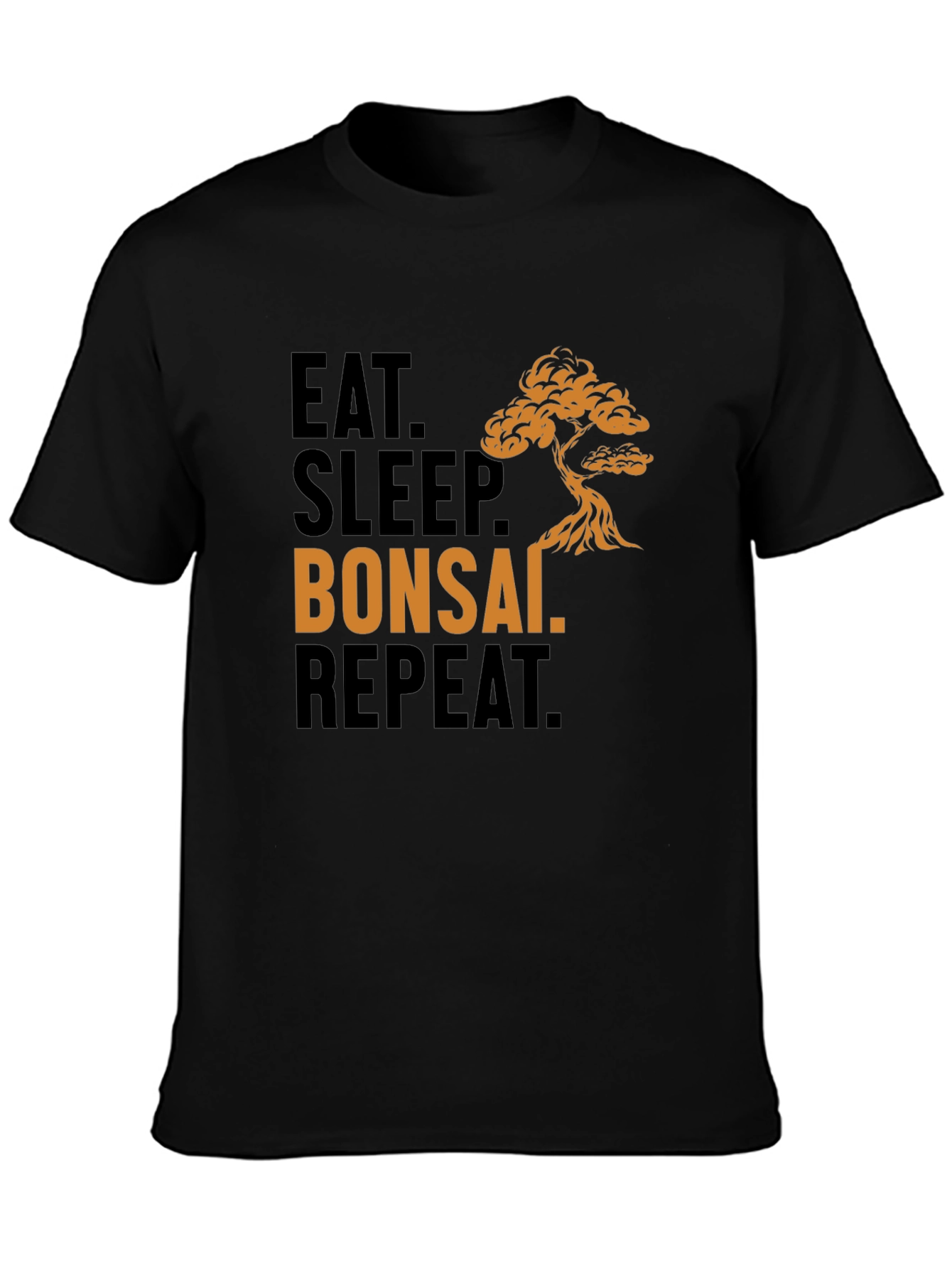 Eat Sleep Bonsai Repeat T-Shirt - Bonsai Lover Tee