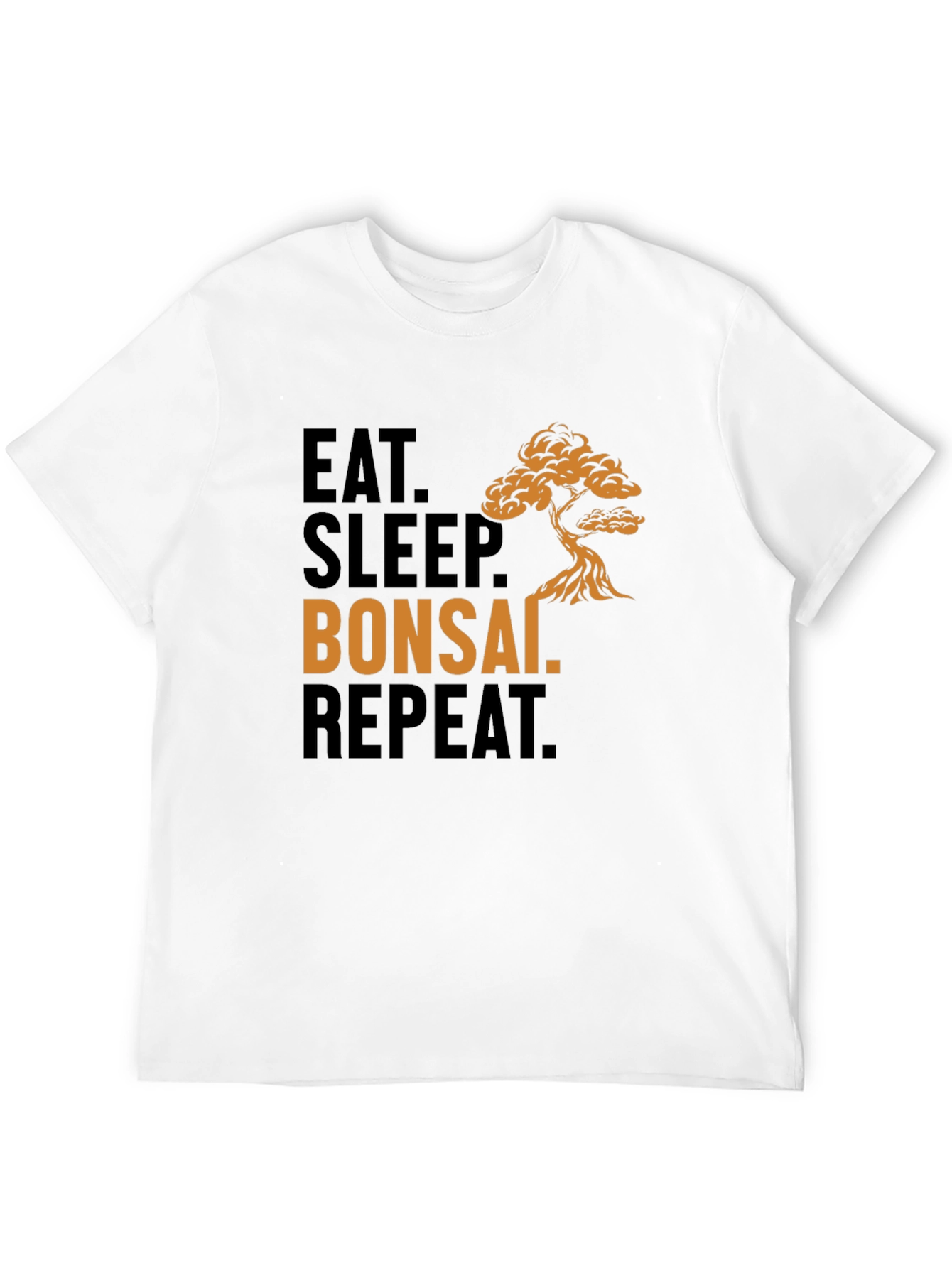 Eat Sleep Bonsai Repeat T-Shirt - Bonsai Lover Tee