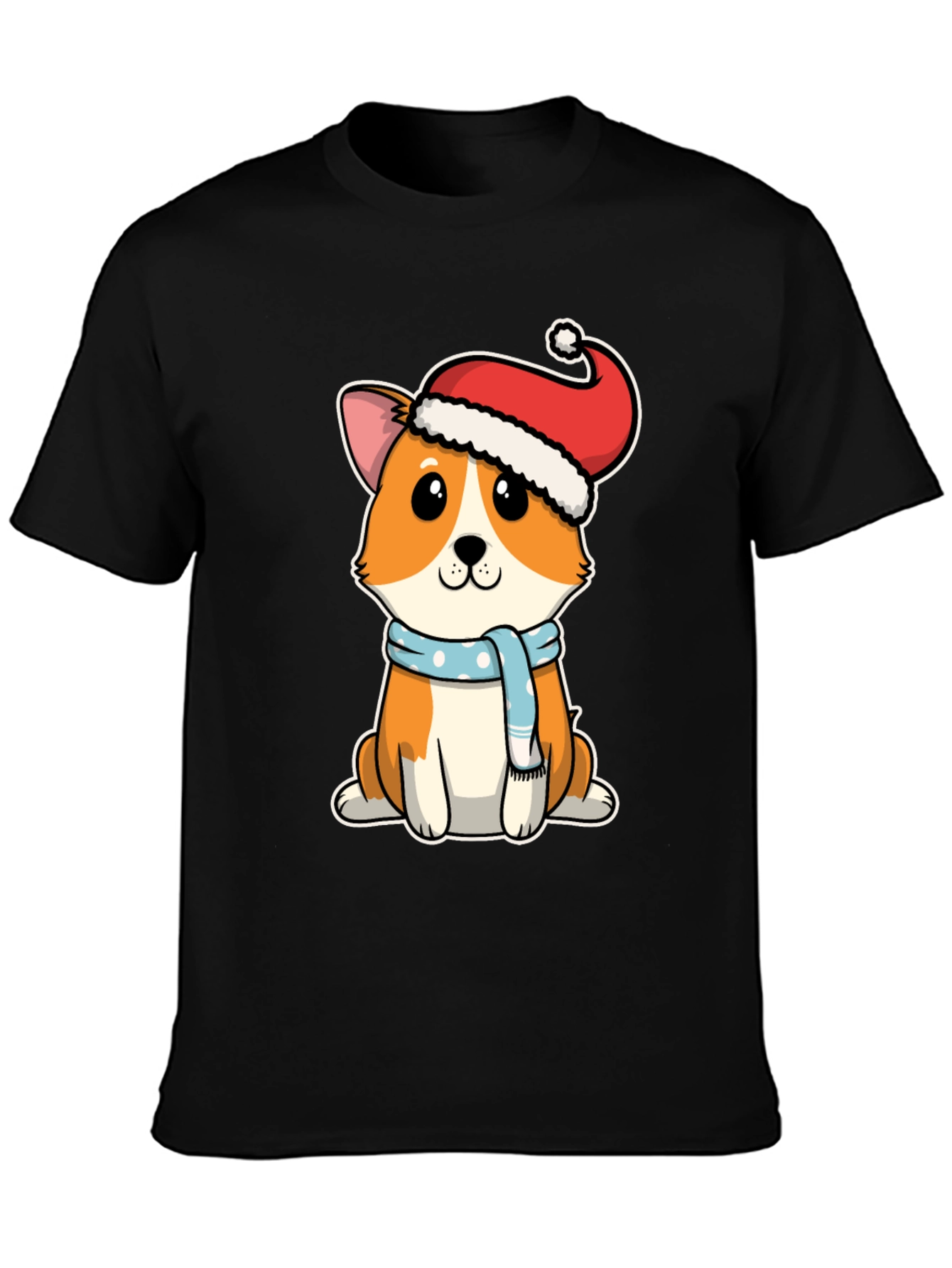 Corgi Christmas T-Shirt Cute Dog Holiday Tee