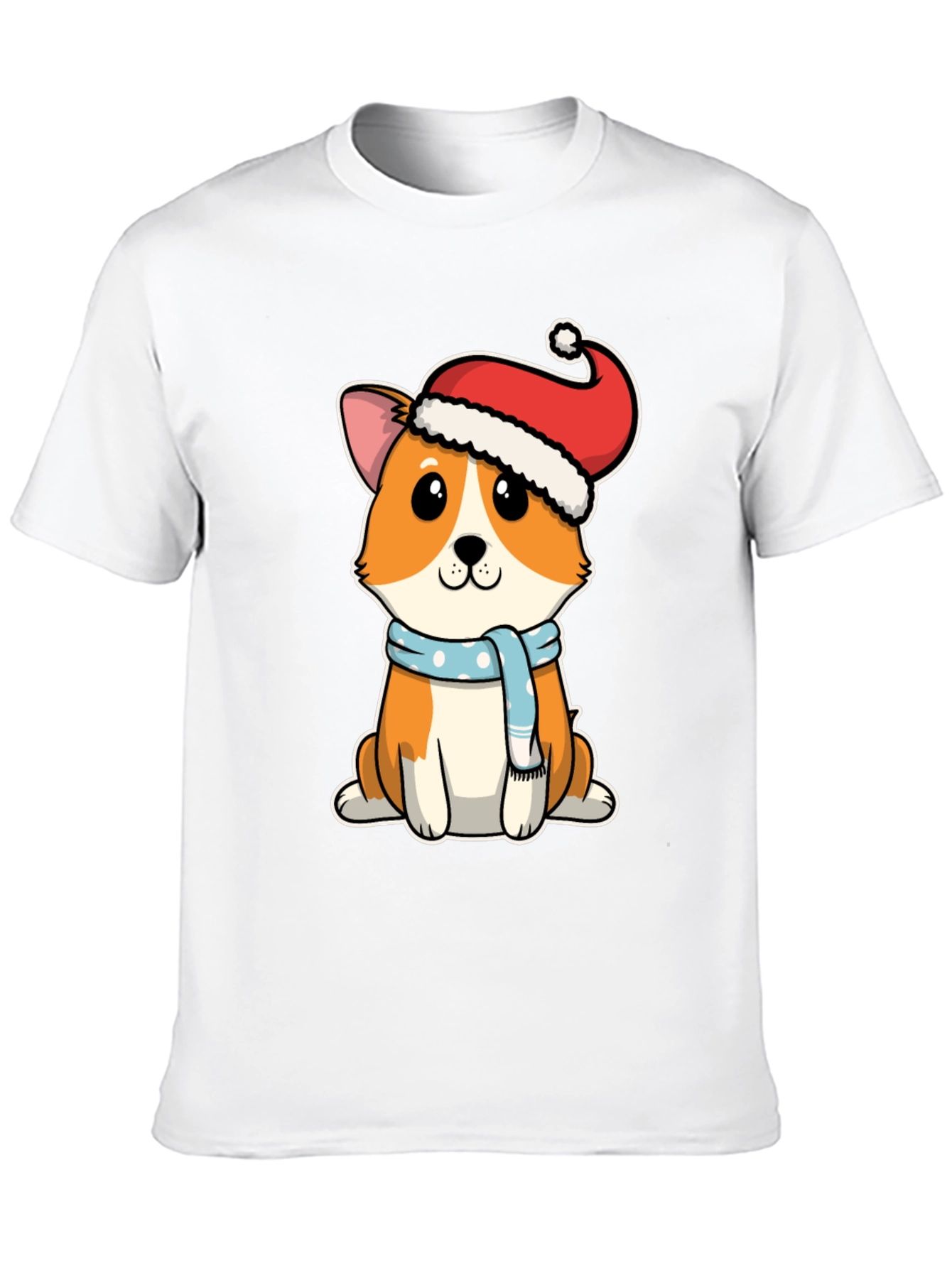 Corgi Christmas T-Shirt Cute Dog Holiday Tee