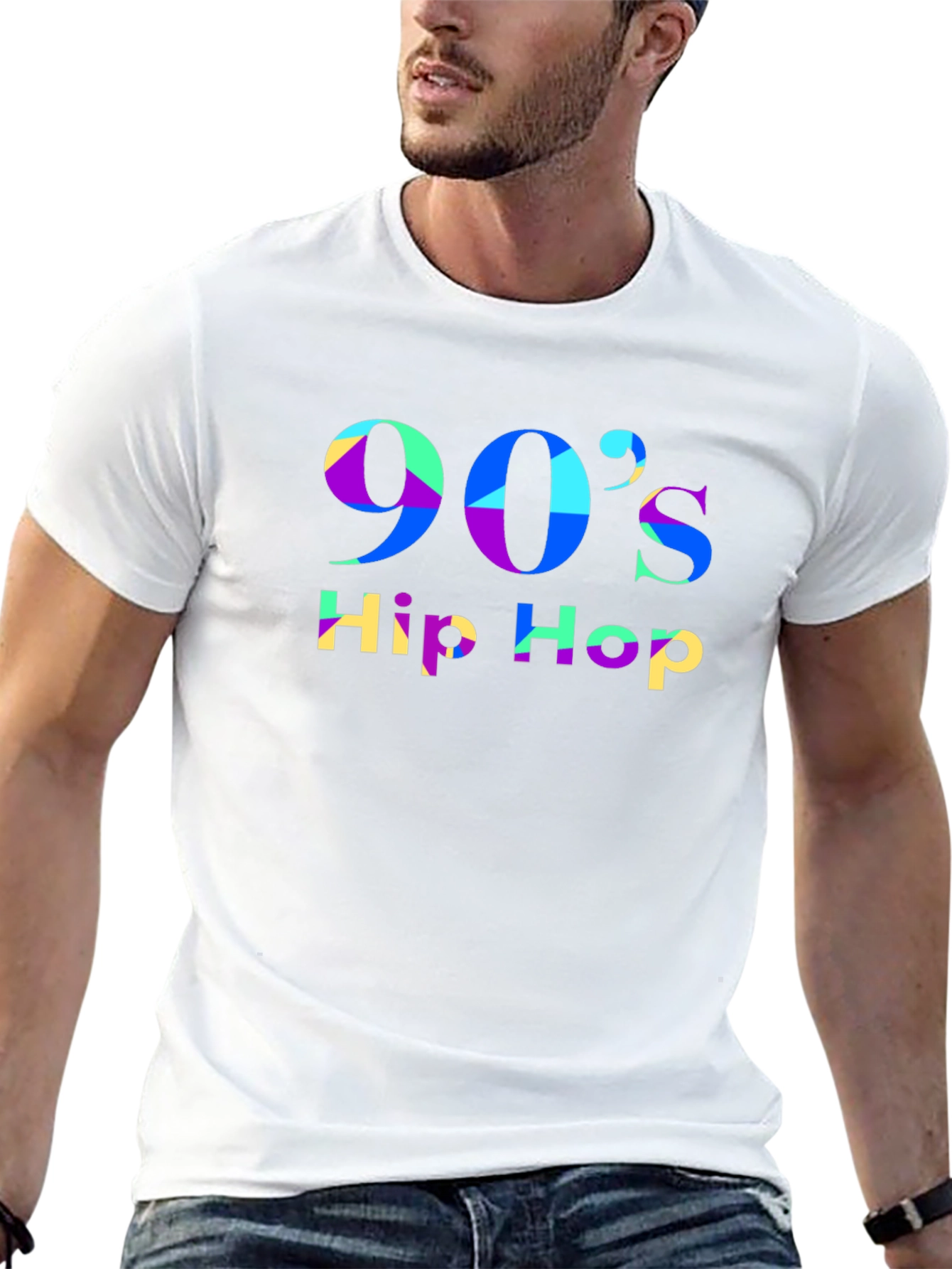 90s Hip Hop Graphic T-Shirt - Retro Style