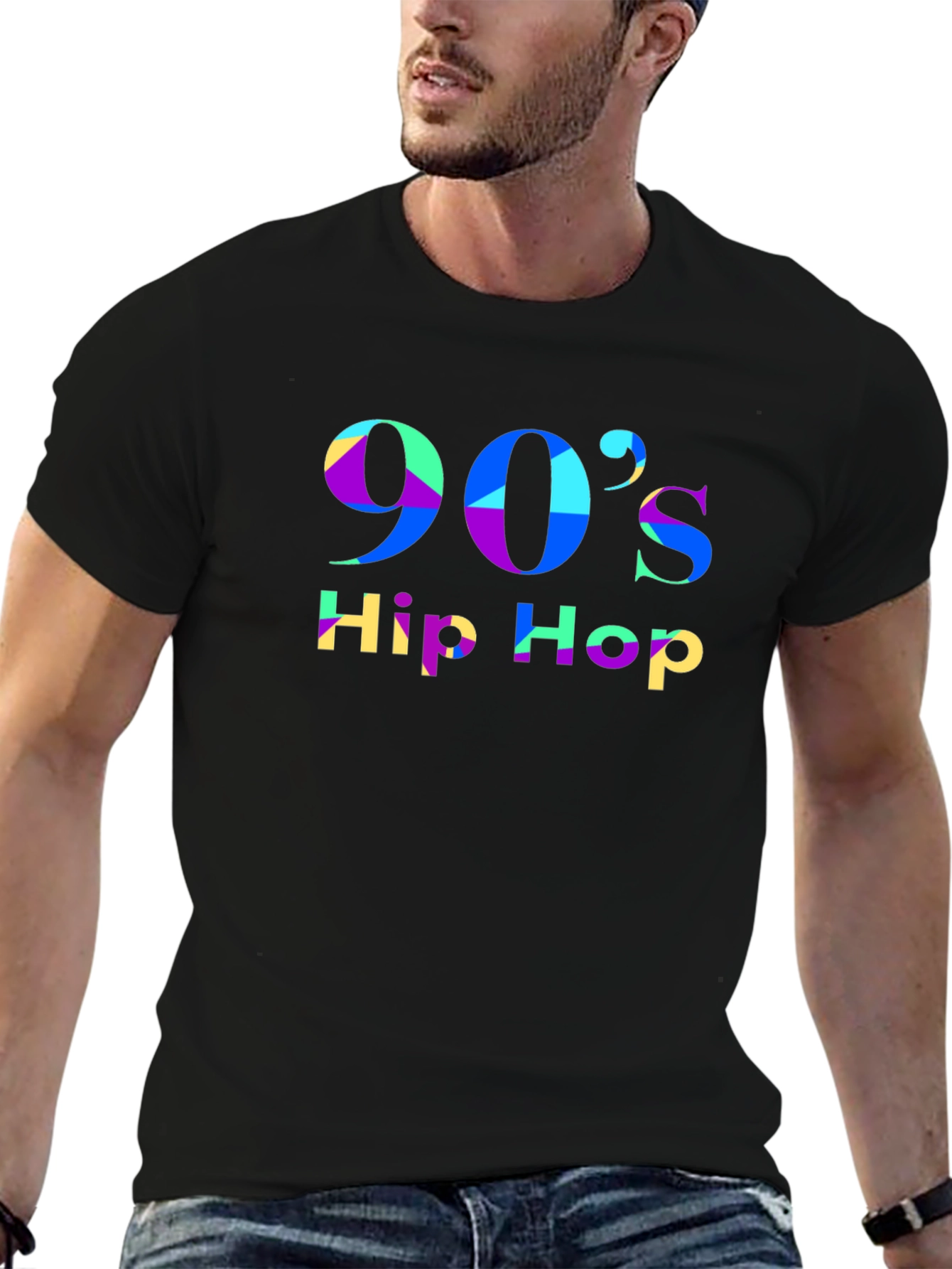 90s Hip Hop Graphic T-Shirt - Retro Style