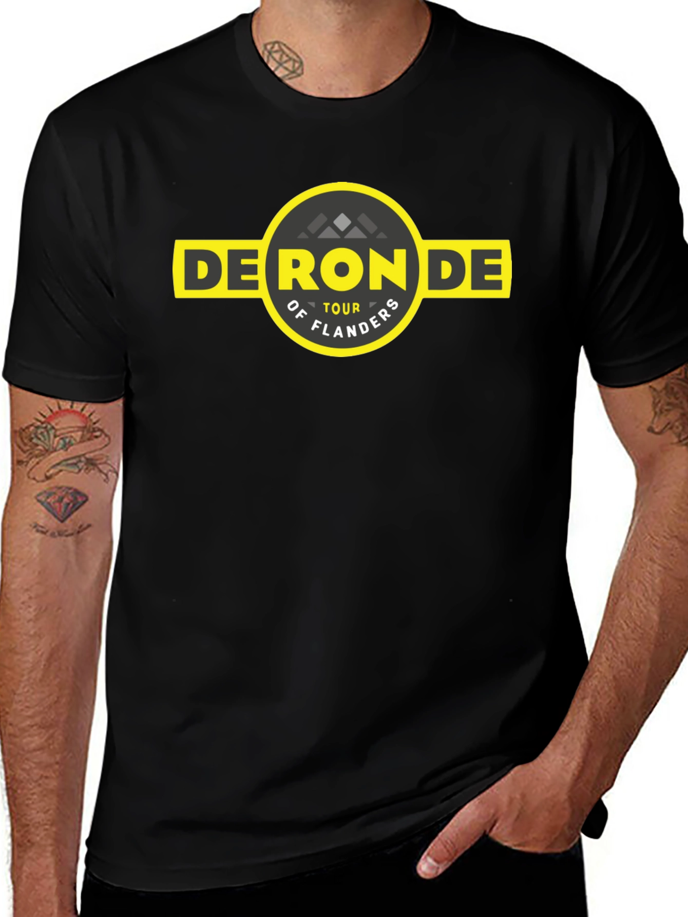 De Ronde Tour of Flanders Graphic T-Shirt - Black