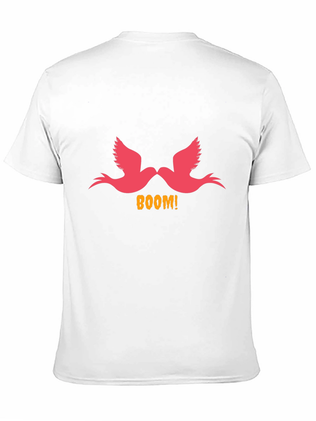 Boom! Birds Graphic Print Black T-Shirt