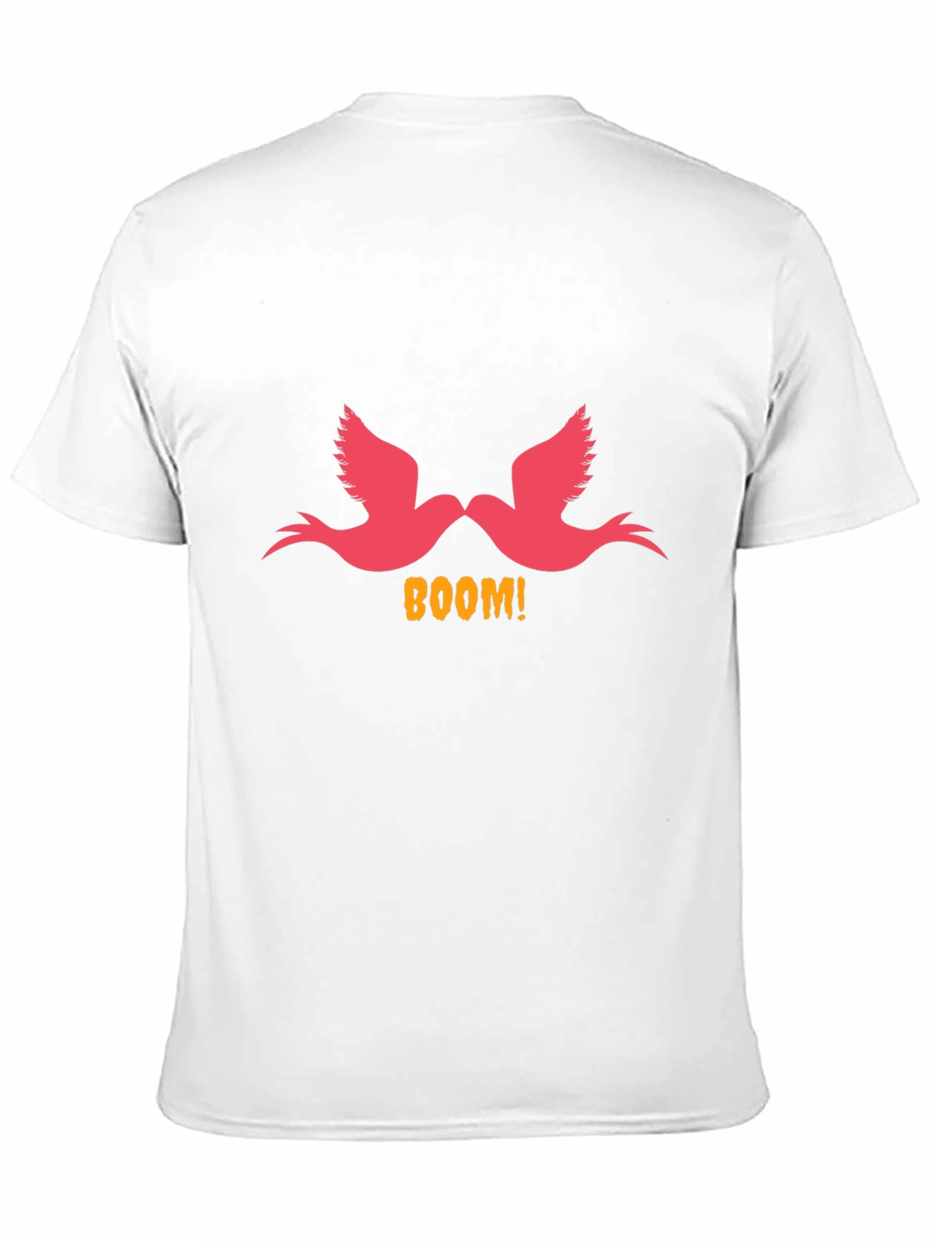 Boom! Birds Graphic Print Black T-Shirt
