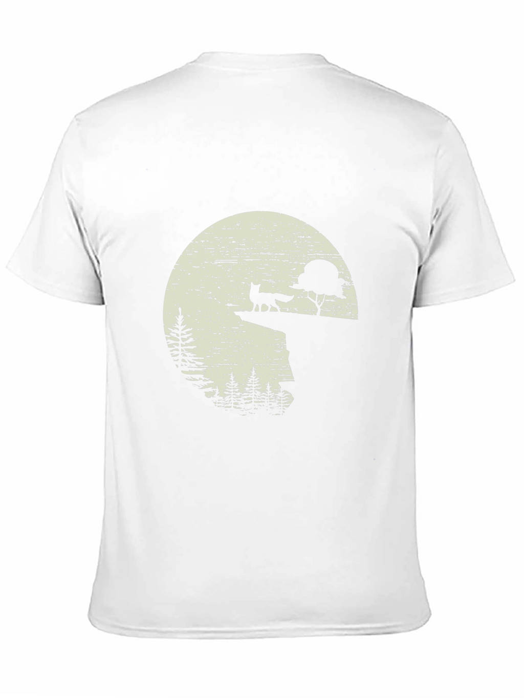 Fox Silhouette Graphic Black T-Shirt