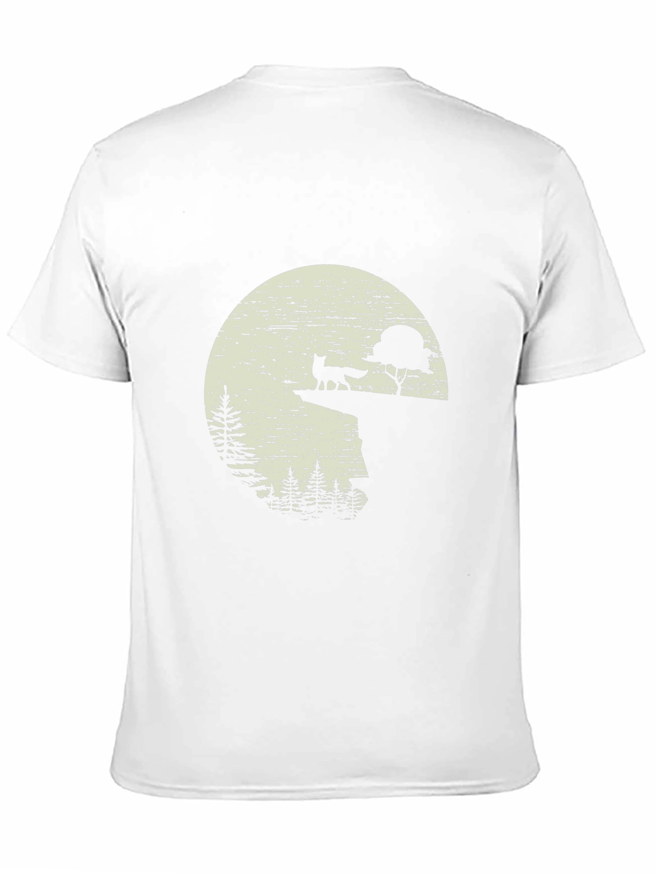 Fox Silhouette Graphic Black T-Shirt