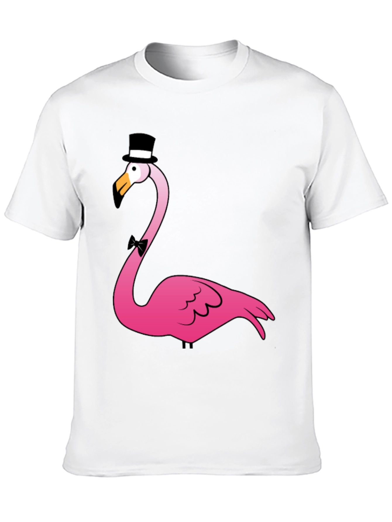 Dapper Flamingo T-Shirt - Funny Animal Graphic Tee