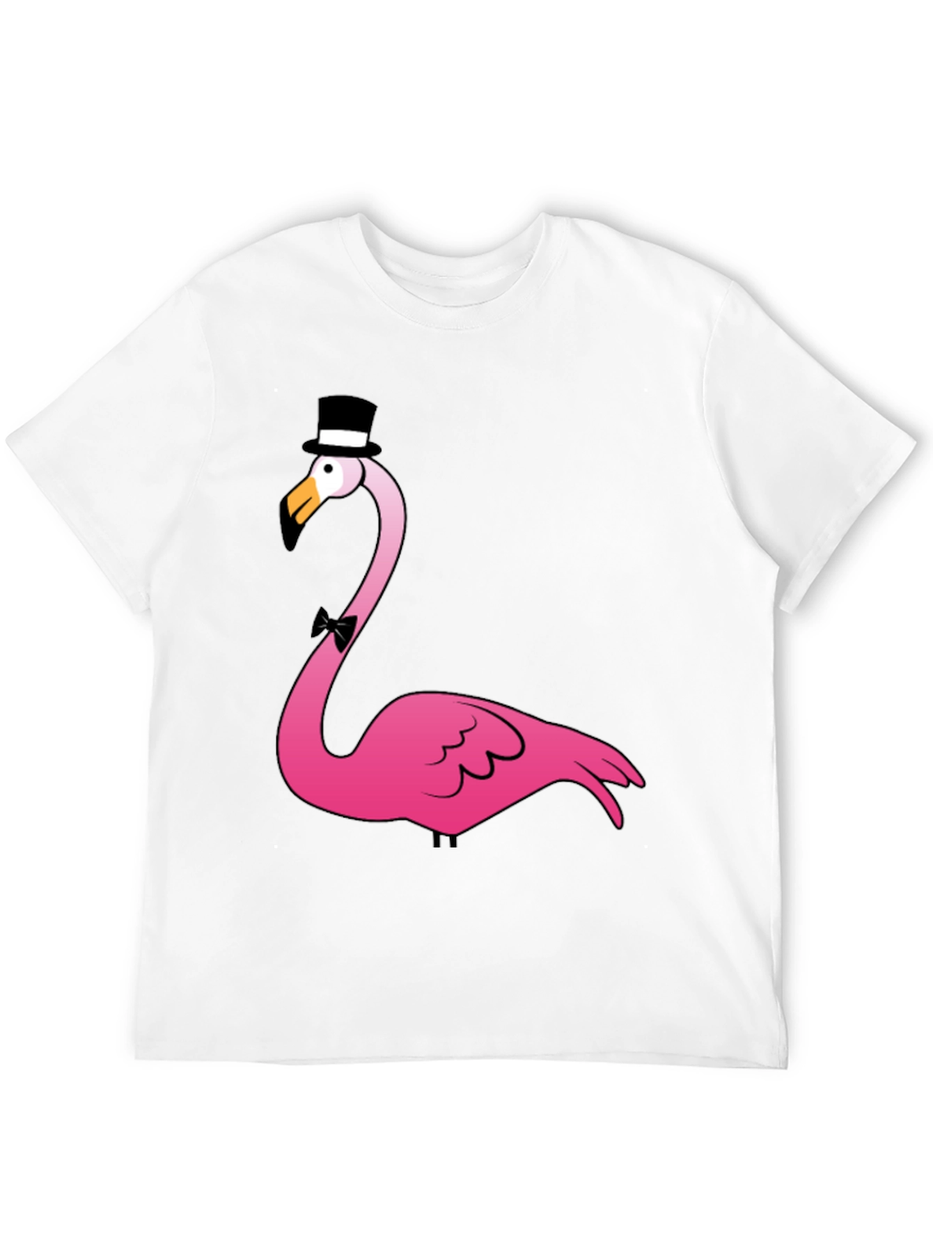 Dapper Flamingo T-Shirt - Funny Animal Graphic Tee