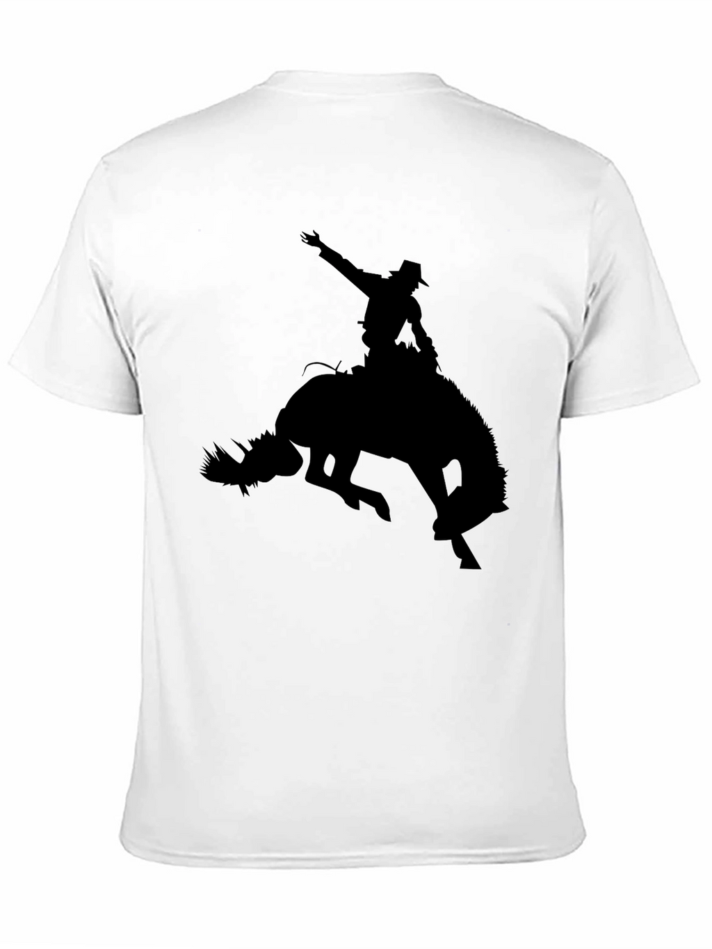 Cowboy Riding Bull Graphic Tee