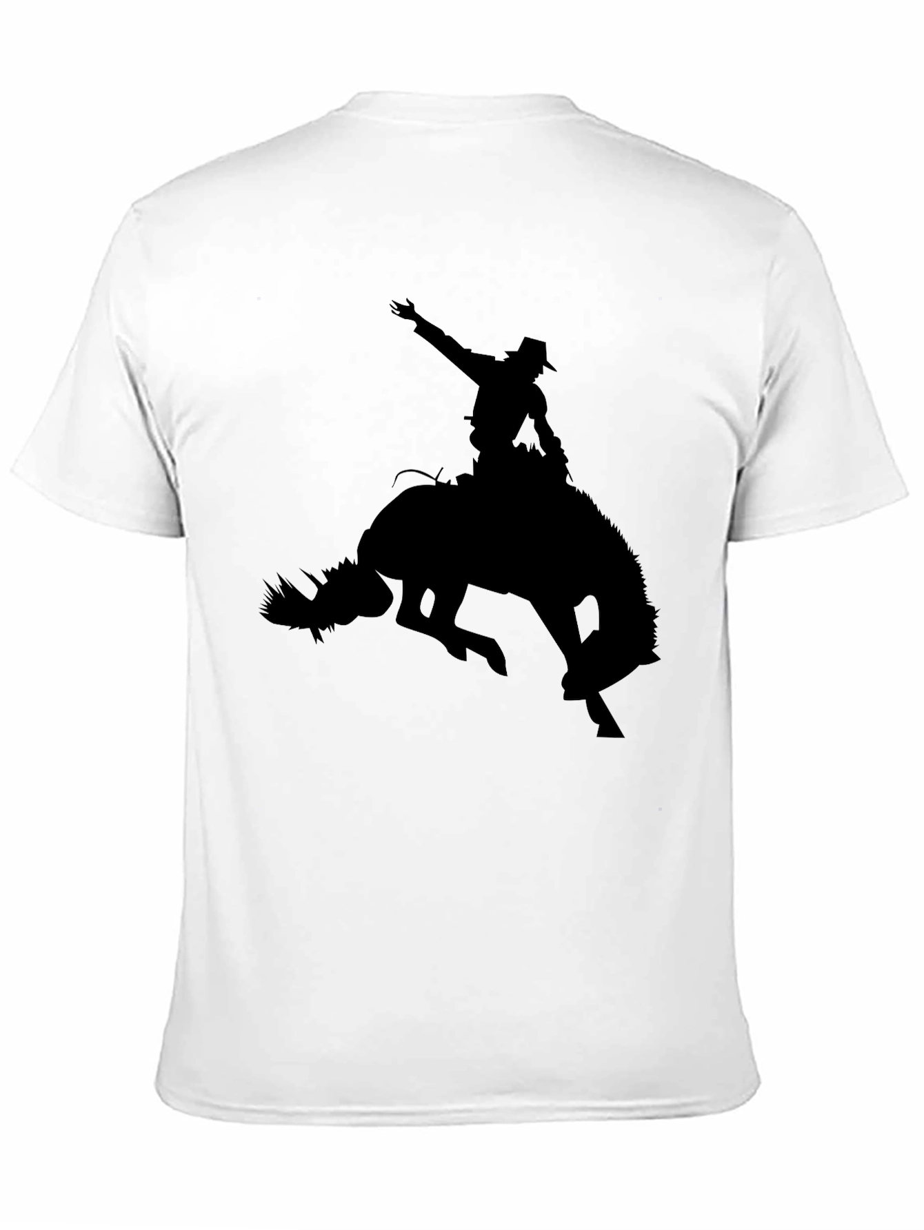 Cowboy Riding Bull Graphic Tee