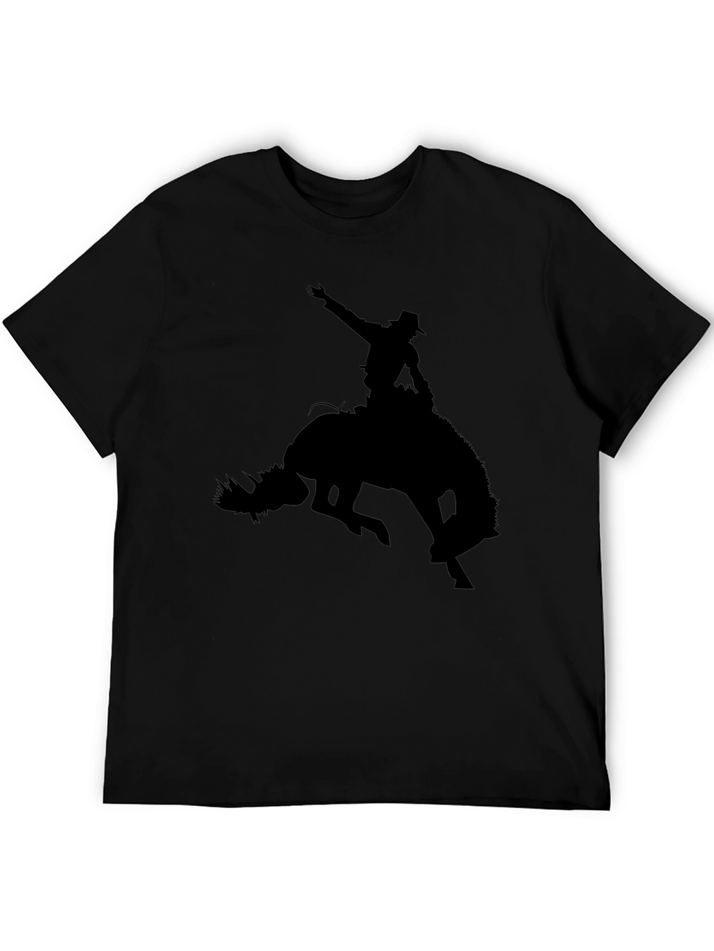 Cowboy Riding Bull Graphic Tee