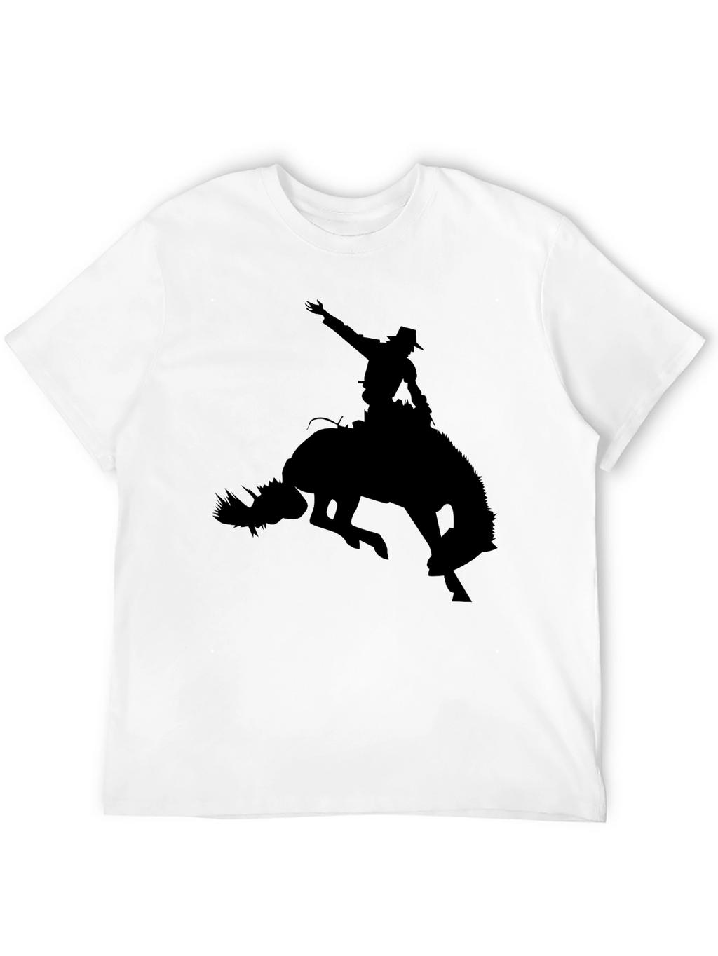 Cowboy Riding Bull Graphic Tee